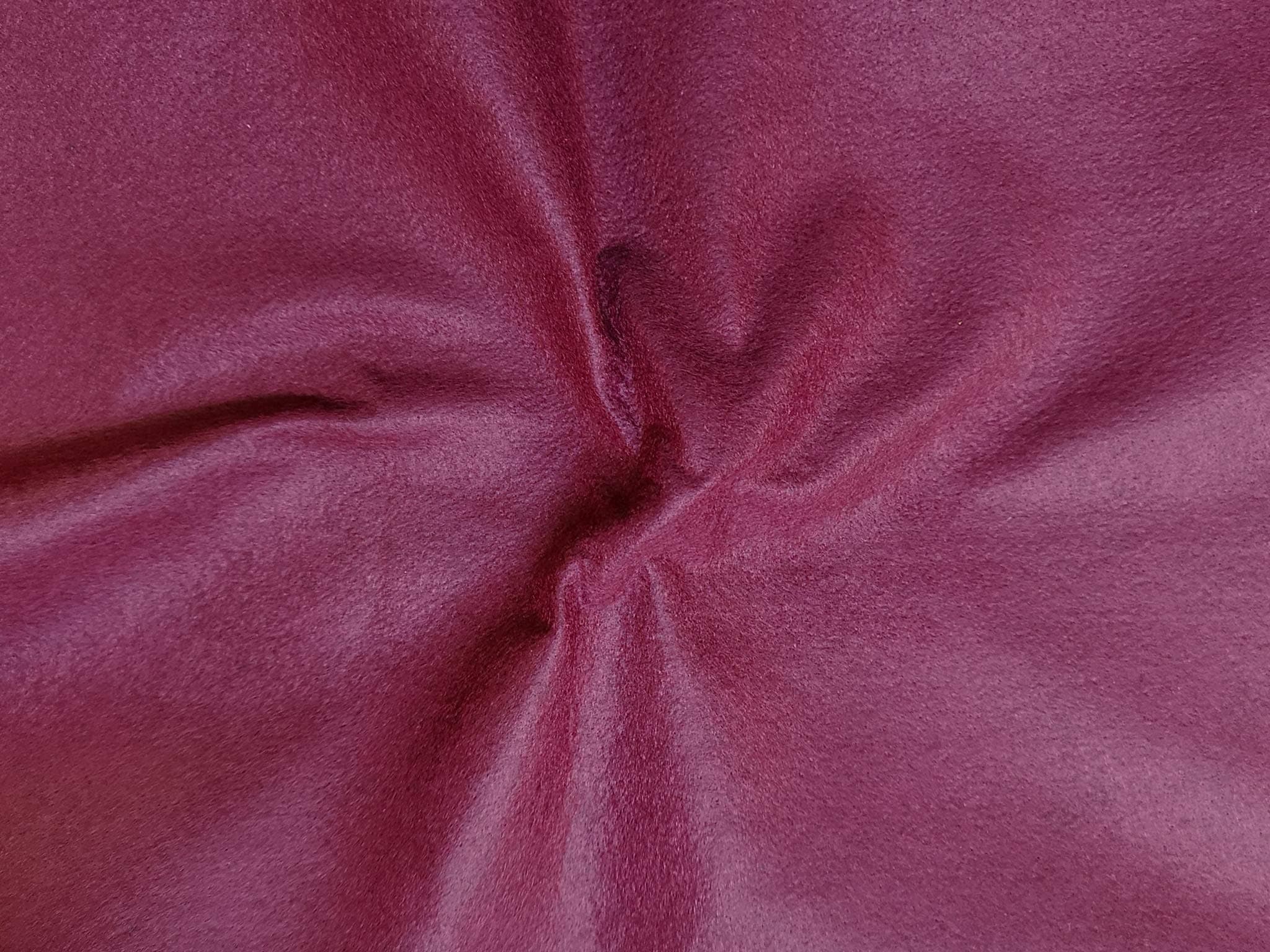 Fabric Land Felt Fabric 148cm Width, 16 colour options Sold by the metre, (Wine)