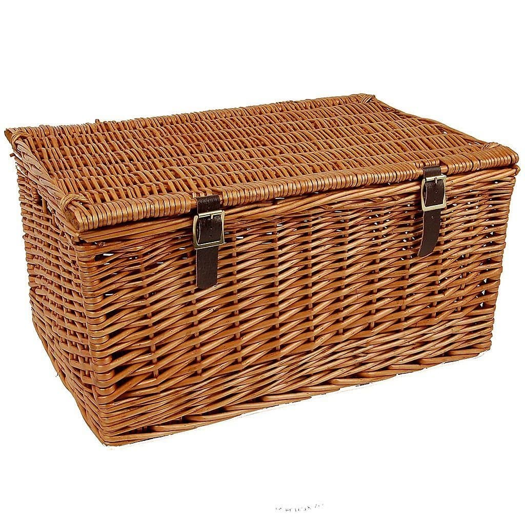 Virginia Hayward 21" Traditional Lidded Hamper