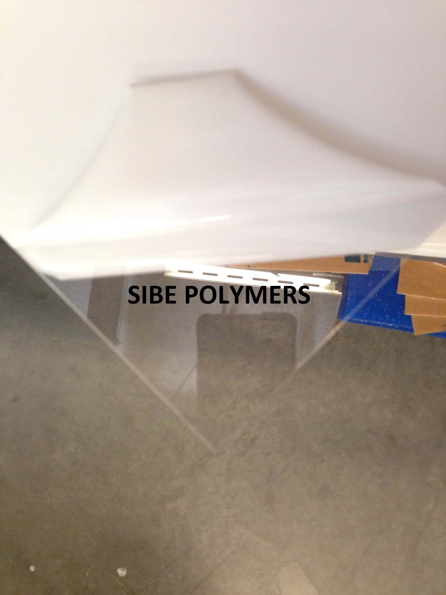 SIBE-R PLASTIC SUPPLY- CLEAR ACRYLIC PLEXIGLASS 18" X 36" - 1/4" (0.220)