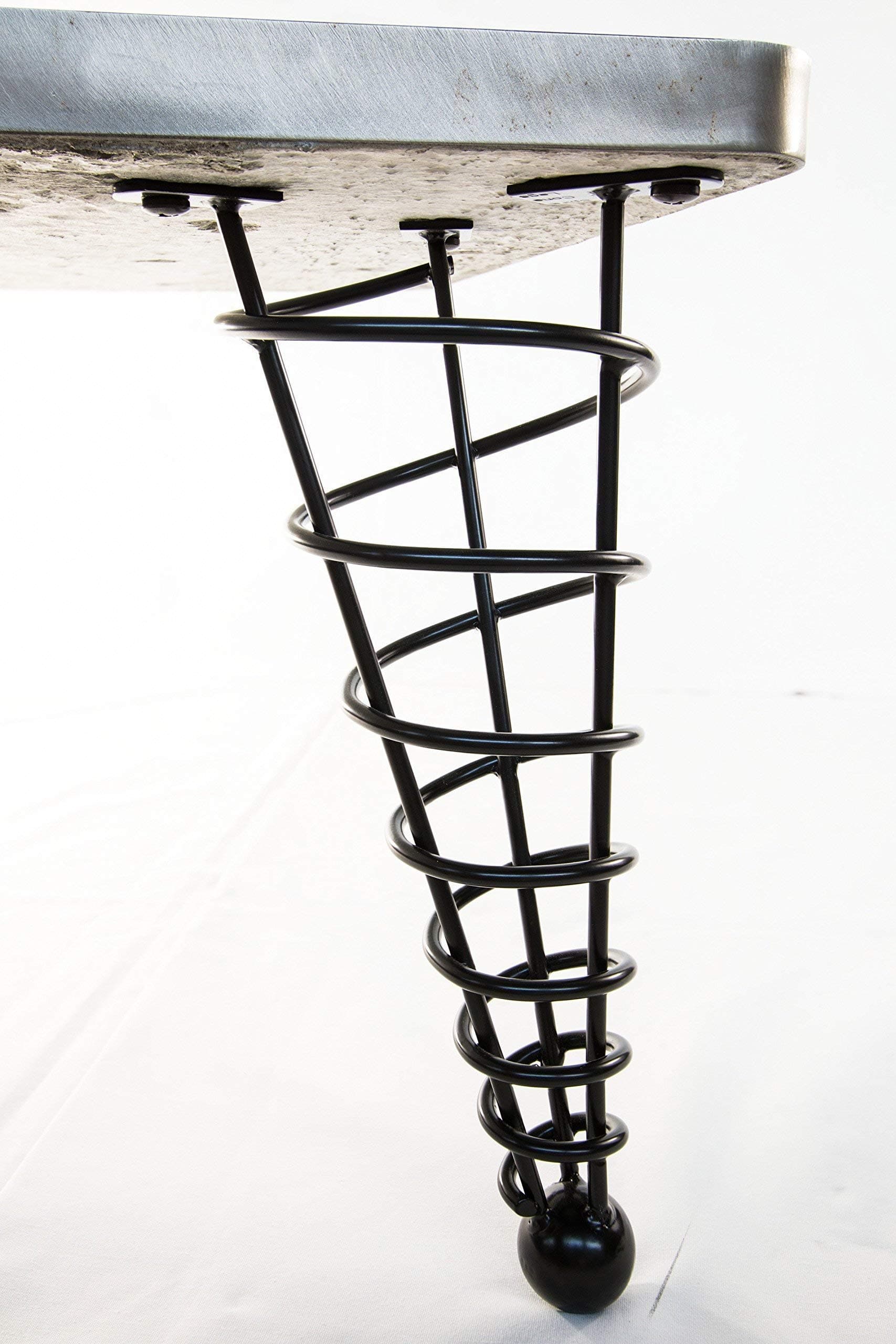 Table Legs, 14-inch Height, Modern Unique Handmade, Single Leg