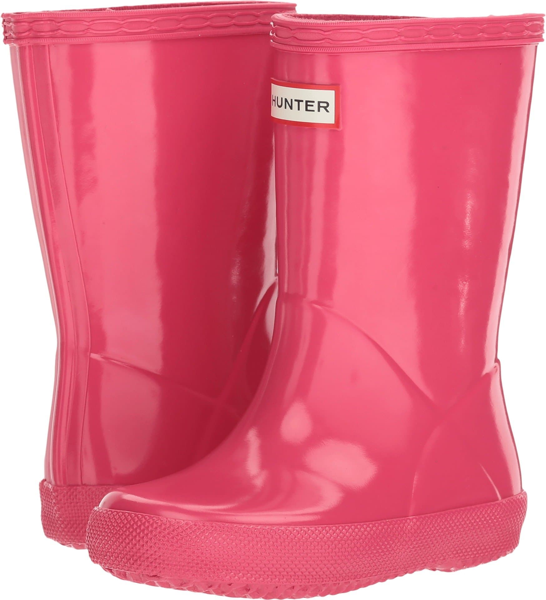 HUNTER Kids First Gloss Violet Rubber Infant Wellingtons Boots