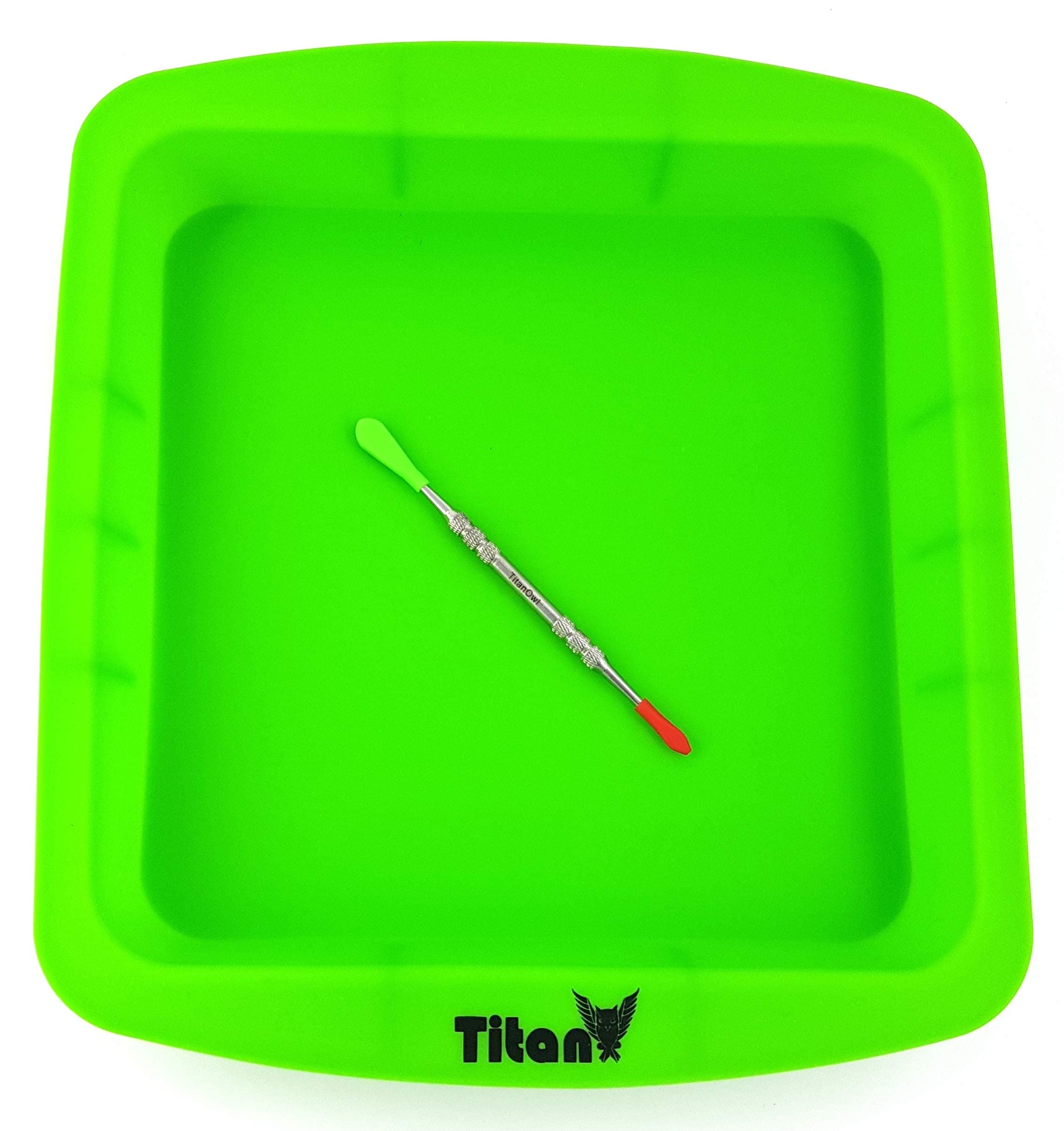 Silicone Deep Dish Container Tray Cake Pan Approx 8"x8" + Carving Scrape Tool, Baking Bakeware Brownie