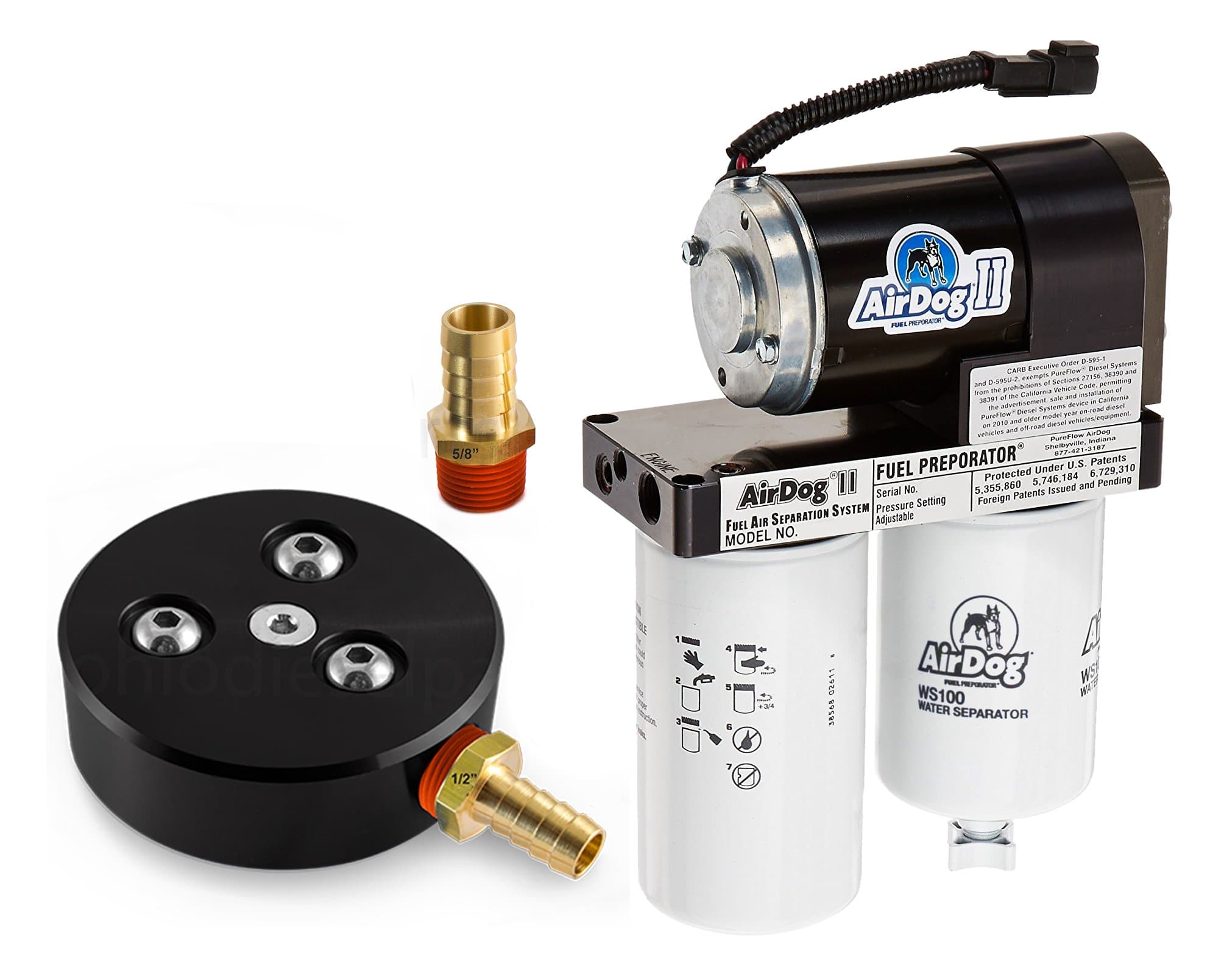 AirDog II-5G, DF-165-5G Fuel System 2011-2014 Chevy Duramax with Ohio Diesel Parts Sump Kit (A7SABC510)