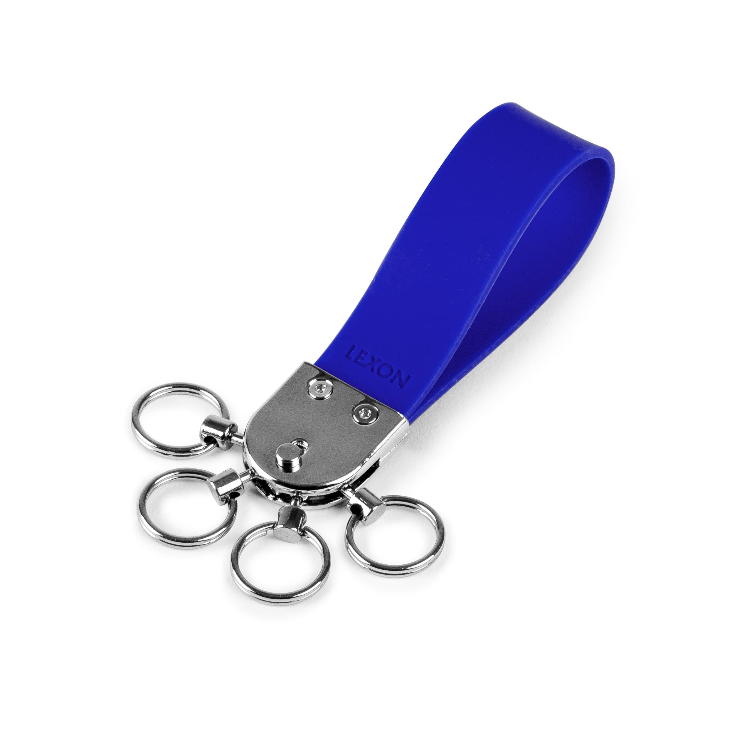 Lexon LL105B6 – Key Ring with 4 Rings Herrausnehmbaren