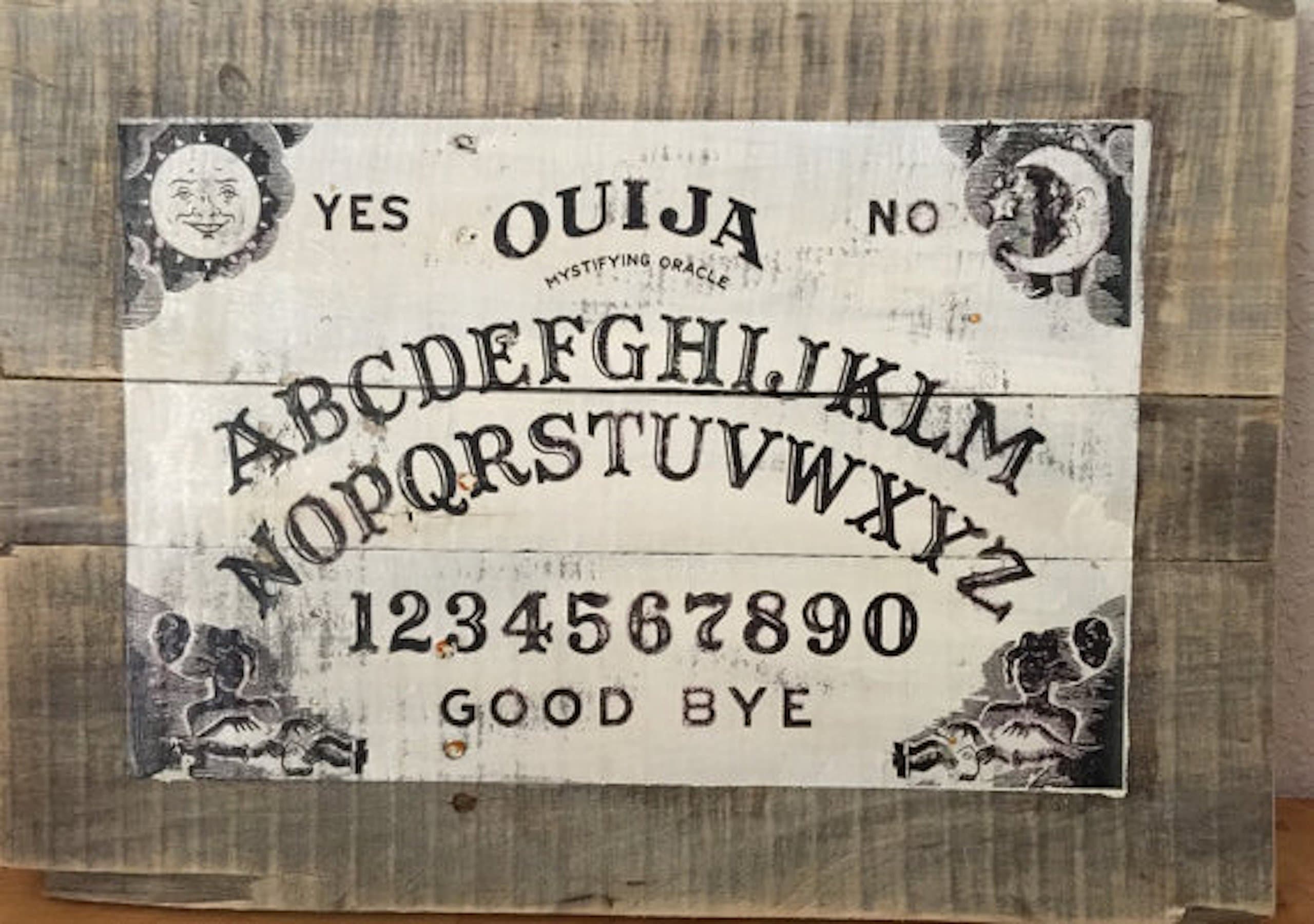 Ouija Board Pallet Wood Wall Art