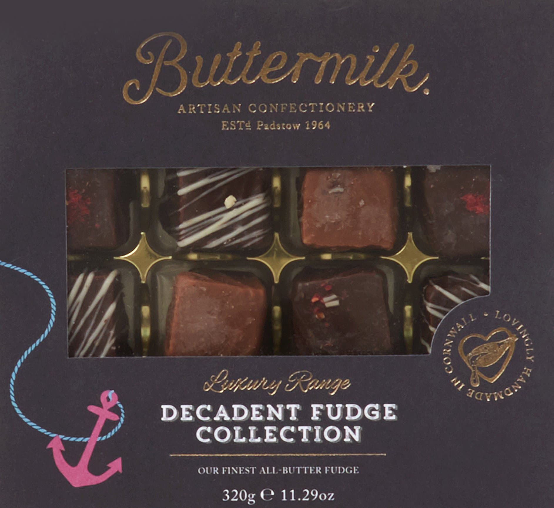 Buttermilk Large Decadent Handmade Cornish Fudge