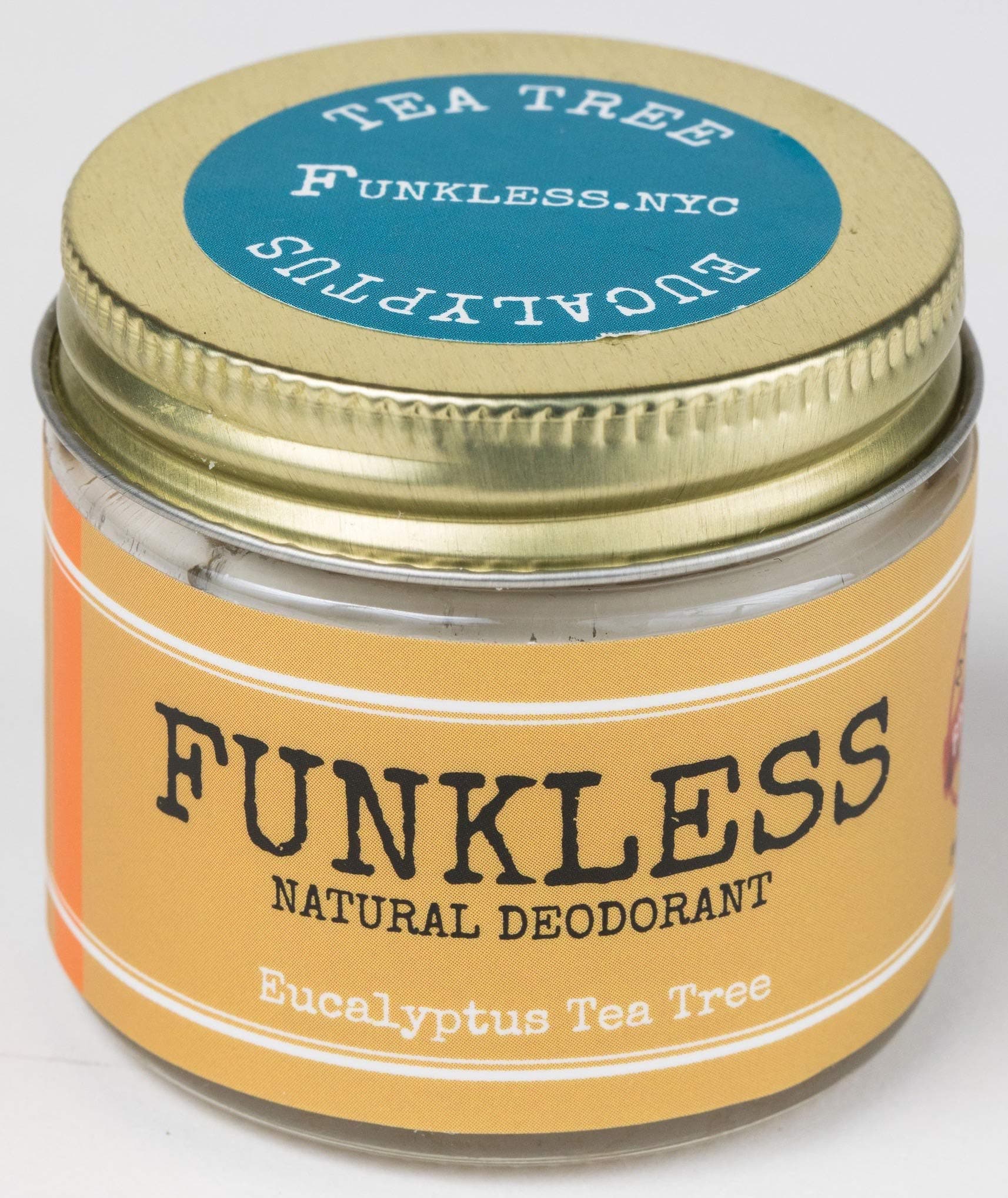 Funkless Natural Deodorant - Eucalyptus & Tea Tree, 2.1 Oz.