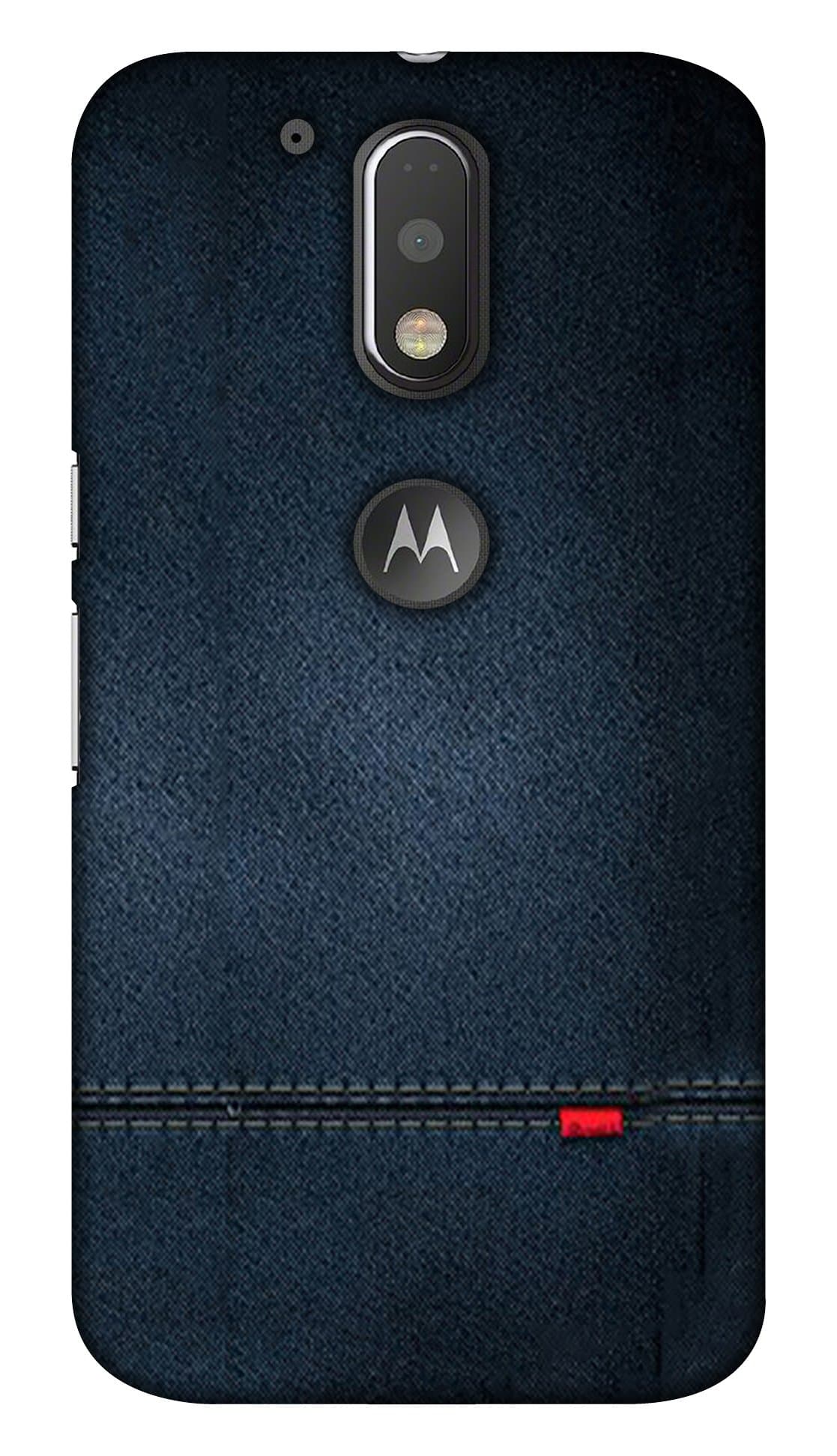 Blutec Blue Jeans Design 3D Printed Hard Back Case Cover for Motorola Moto G4 Plus bl8074-13240