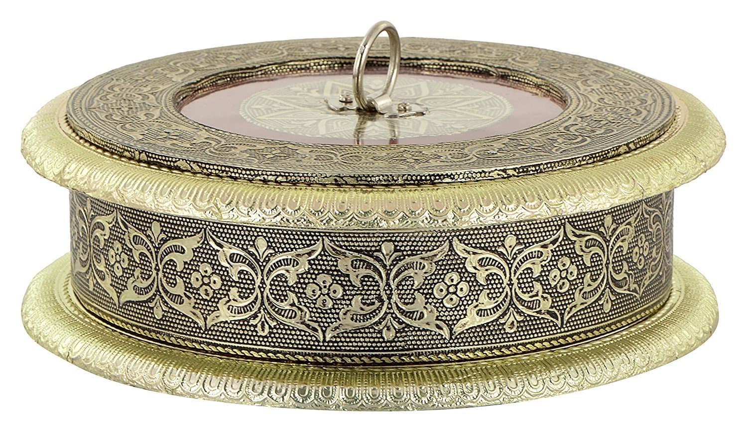 RAJKRUTI Handicraft Dry Fruit Serving Box ,Mouth Freshner Box, Serving Tray, Decorative Platter, Festive Decor , Wedding Gifts , Decorative Items