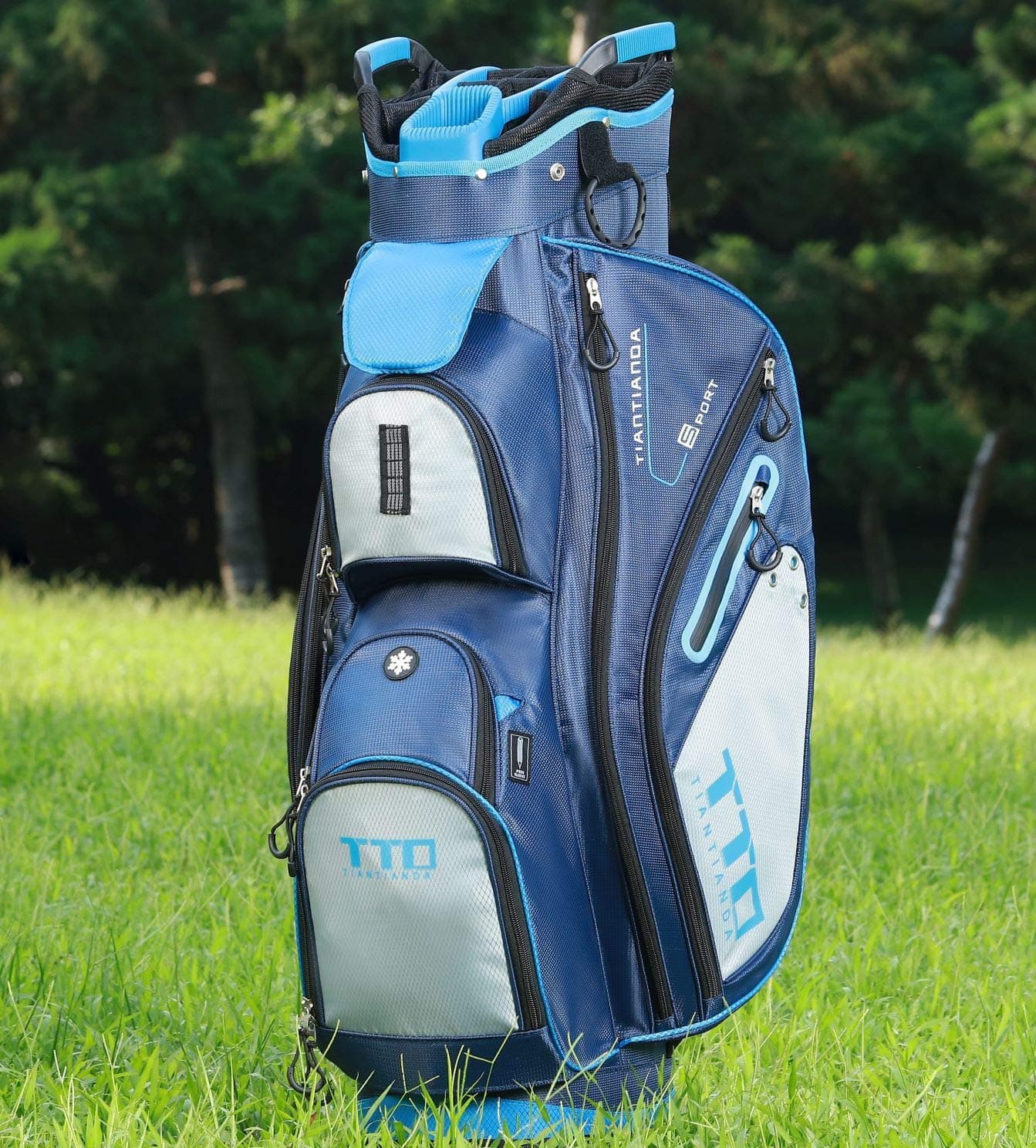 TTD TIANTIANDA 10 Pocket Golf Cart Bag