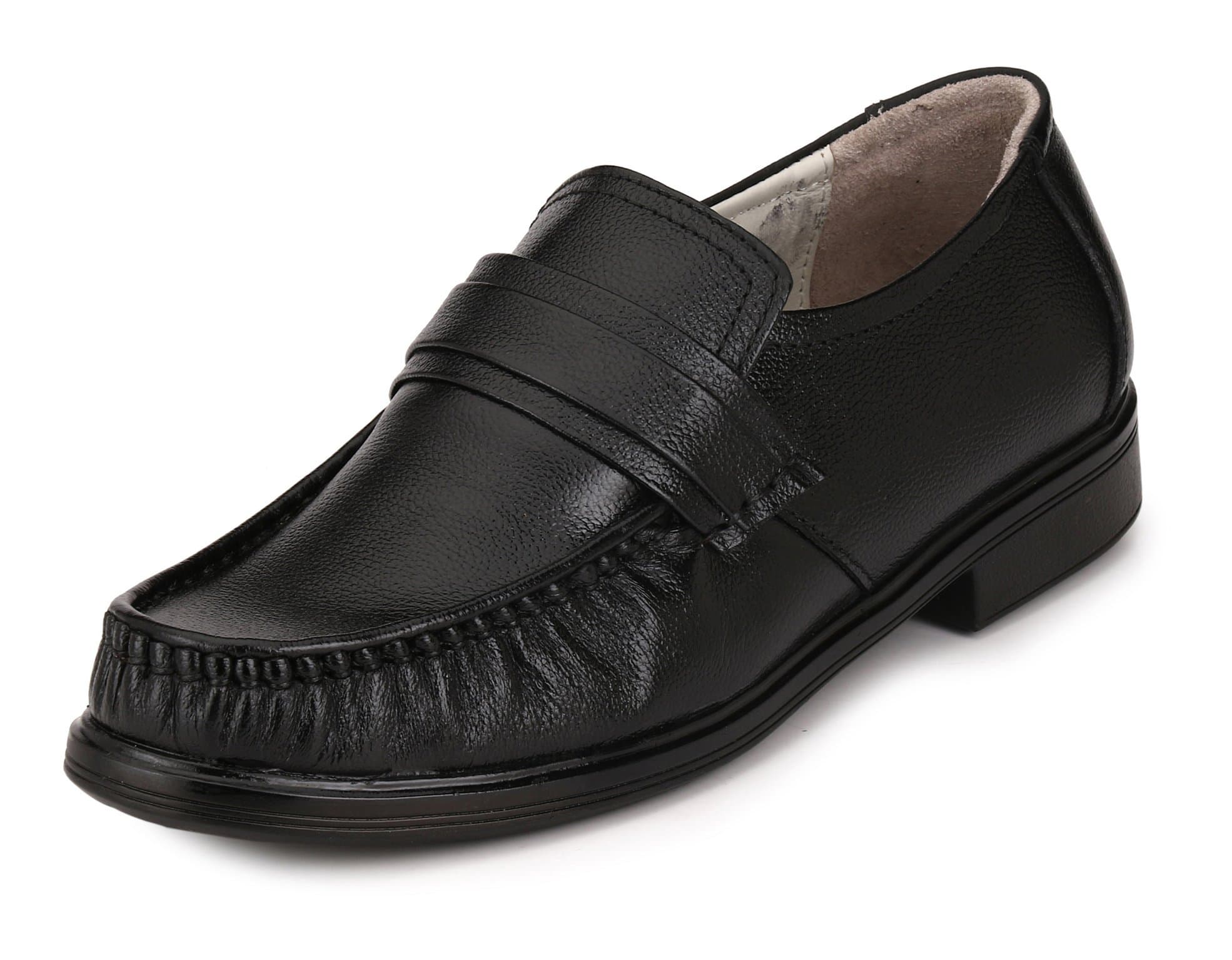 ShoeDealsInMen's Black Leather