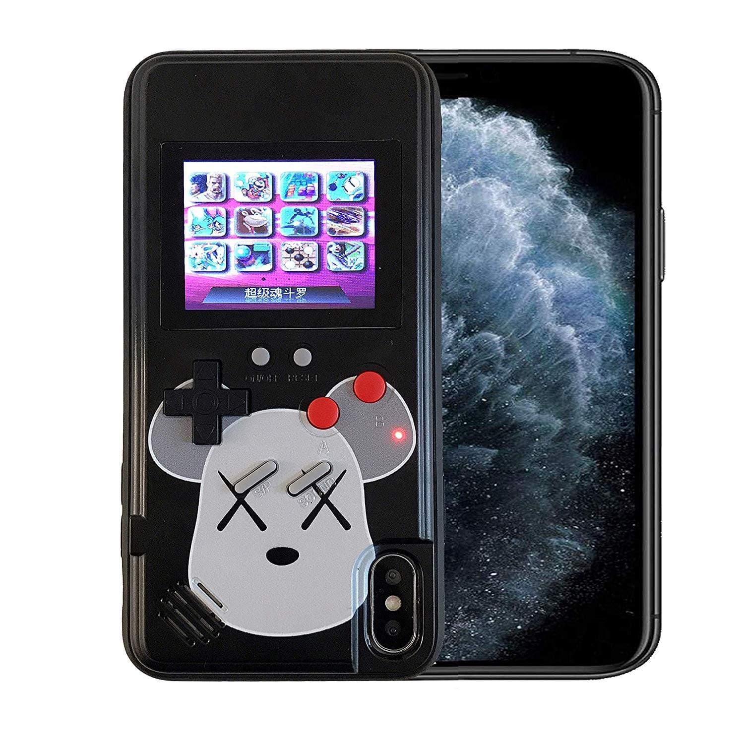 Homi2019 Game Case for Samsung Galaxy Note 10+ (Plus), Retro 3D Protective Cover Case with 36 Small Game, Full Color Display, Shockproof Video Game Case Phone Screen Protector