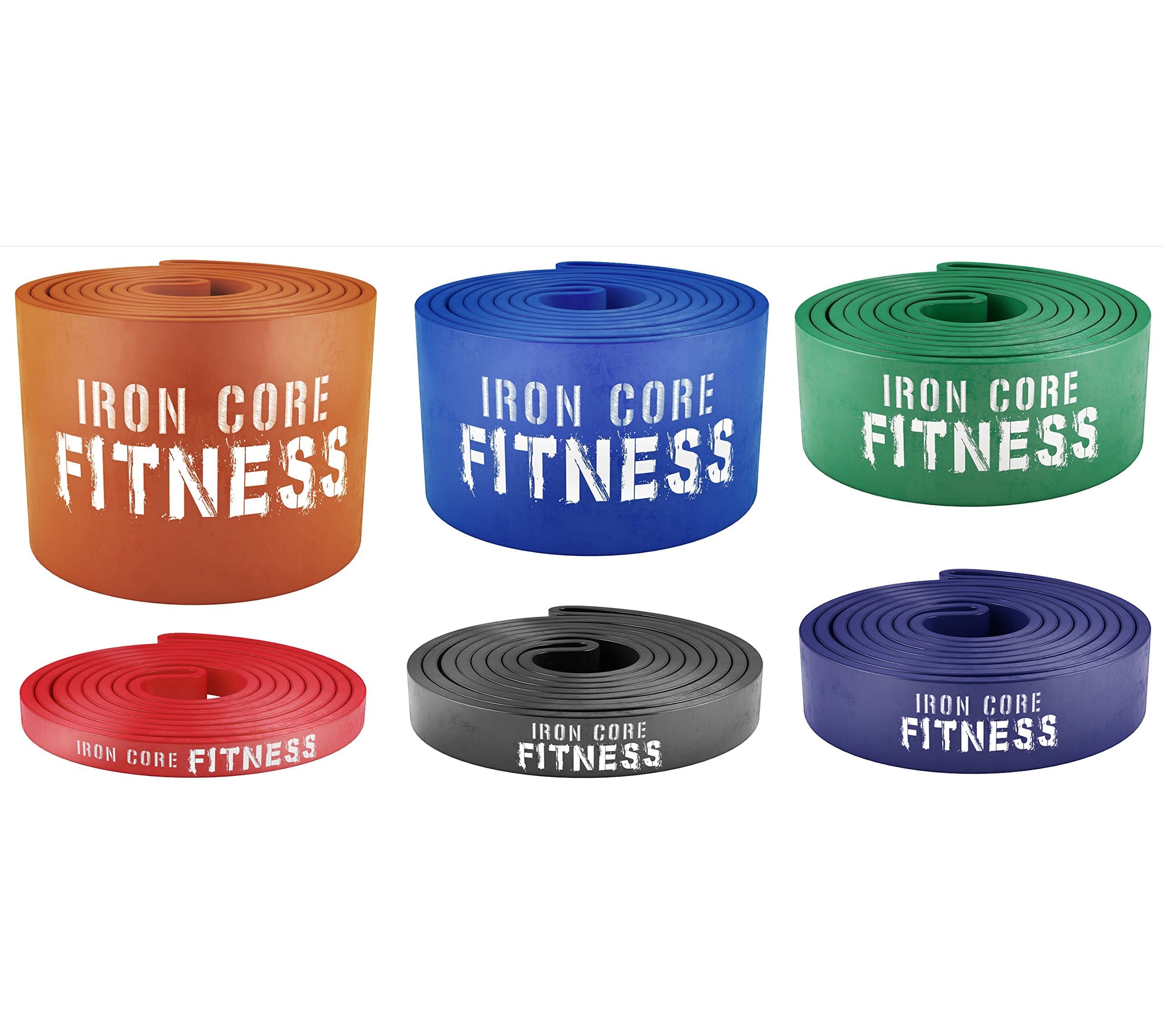 Iron Core Fitness 48 HOUR SALE!! Assisted Pull up Bands | Resistance Bands for Strength & Power Training, Crossfit Mobility & Gym work | Stretching, Therapy, Yoga, Distraction, Flexibility & Pullups