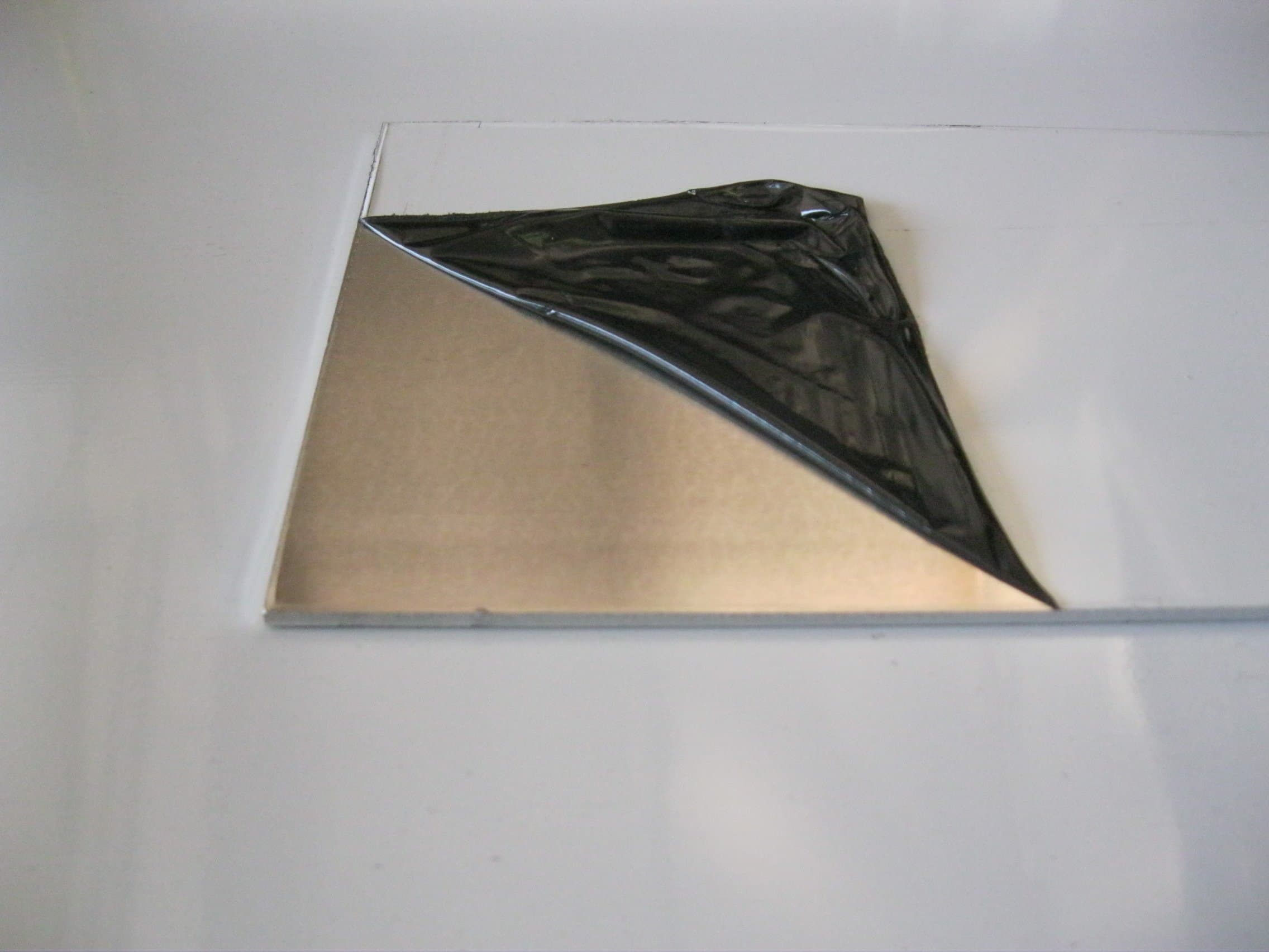 Aluminum Sheet Plate 1/8" (.125) X 6" X 4" 5052 H32 Clean PVC Coated