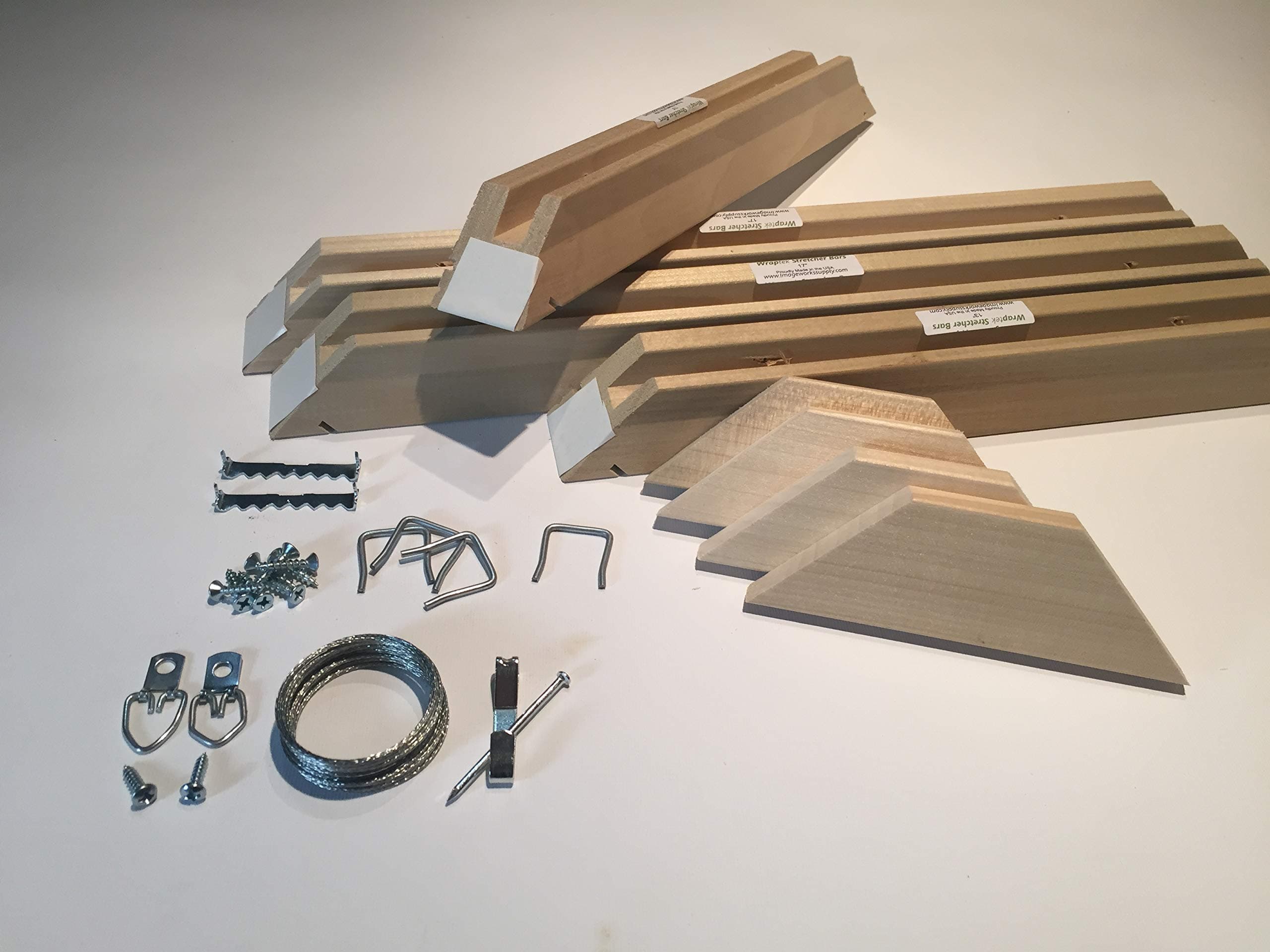 Wraptek Canvas Stretcher Bar Kit (Medium Duty)- 23 Sizes to Choose from (28x48)