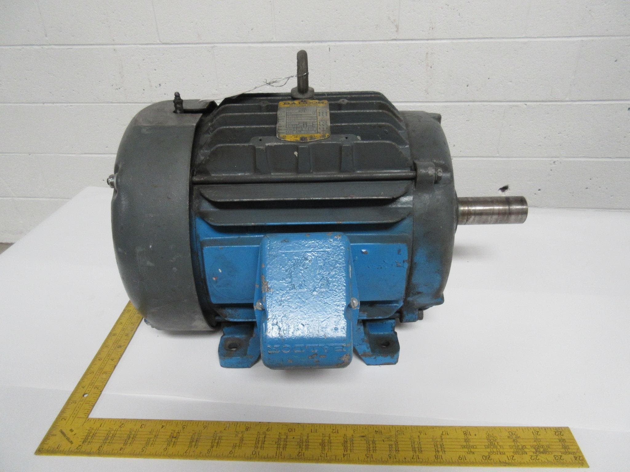 Baldor M2333T 15 HP AC Motor. 254T FR