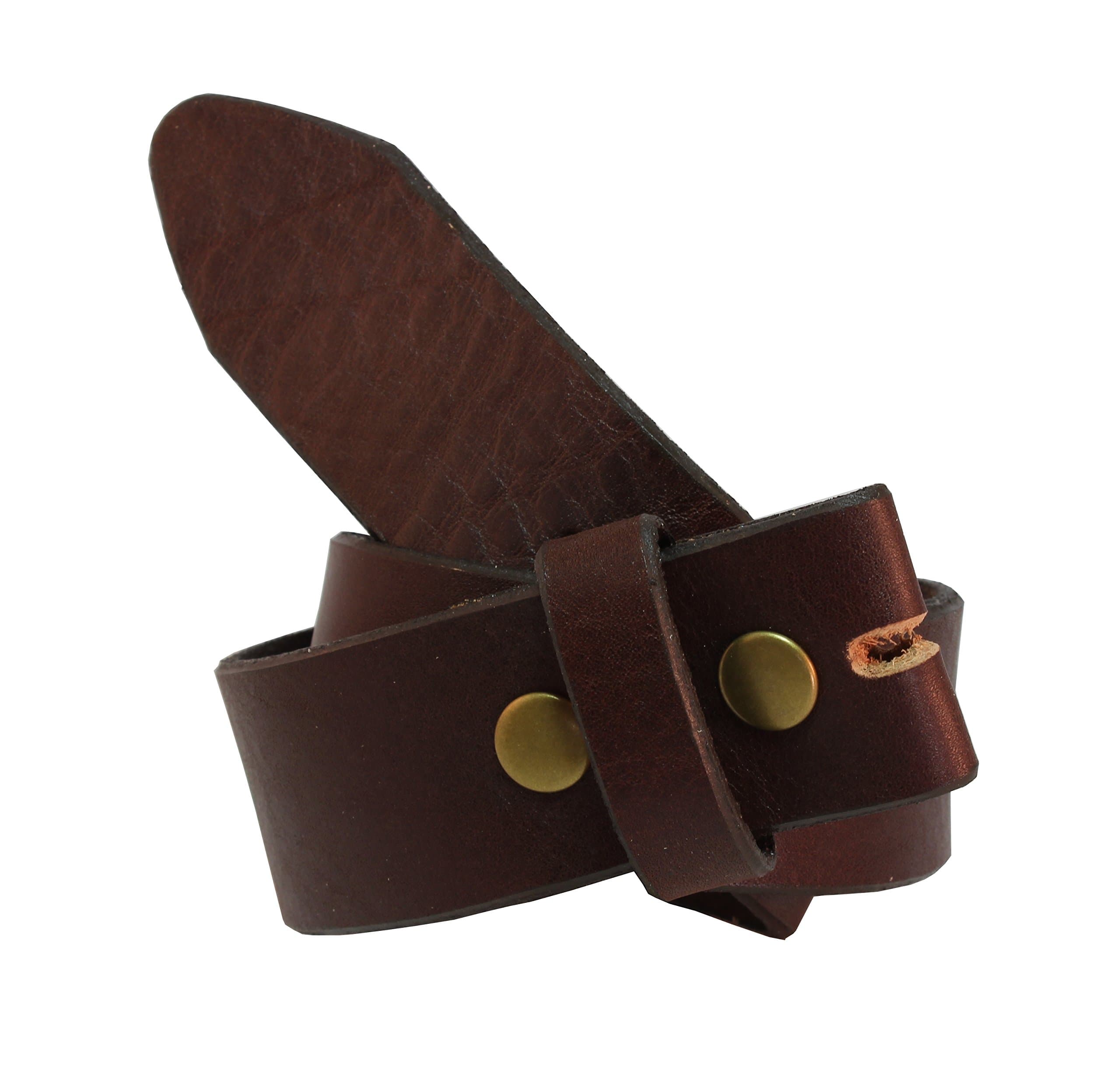 TC100 Men's Full Grain Leather Belt Strap 1.5 Inch (38MM) Wide