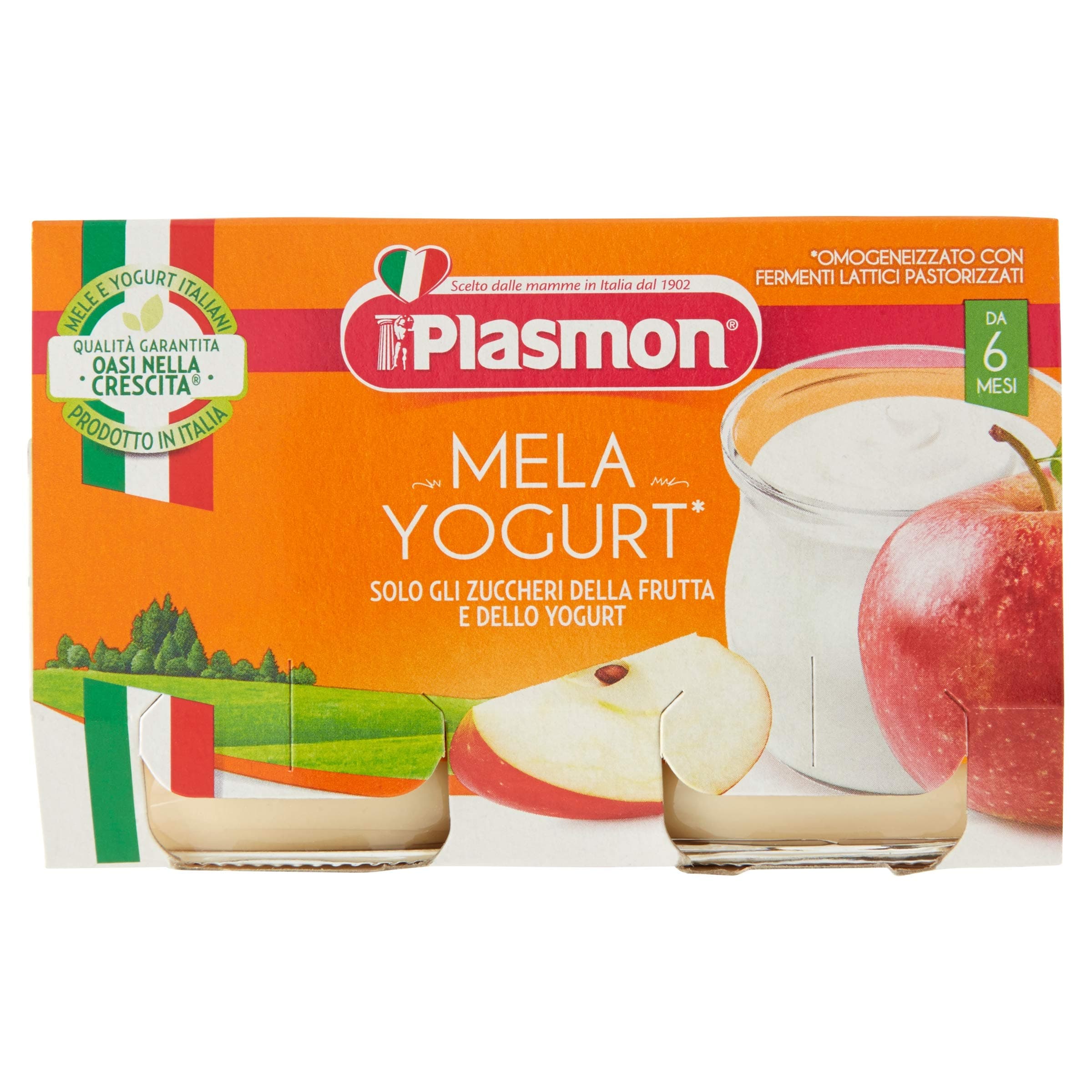 Plasmon Apple-Yogurt Meal Puree (2x120g)