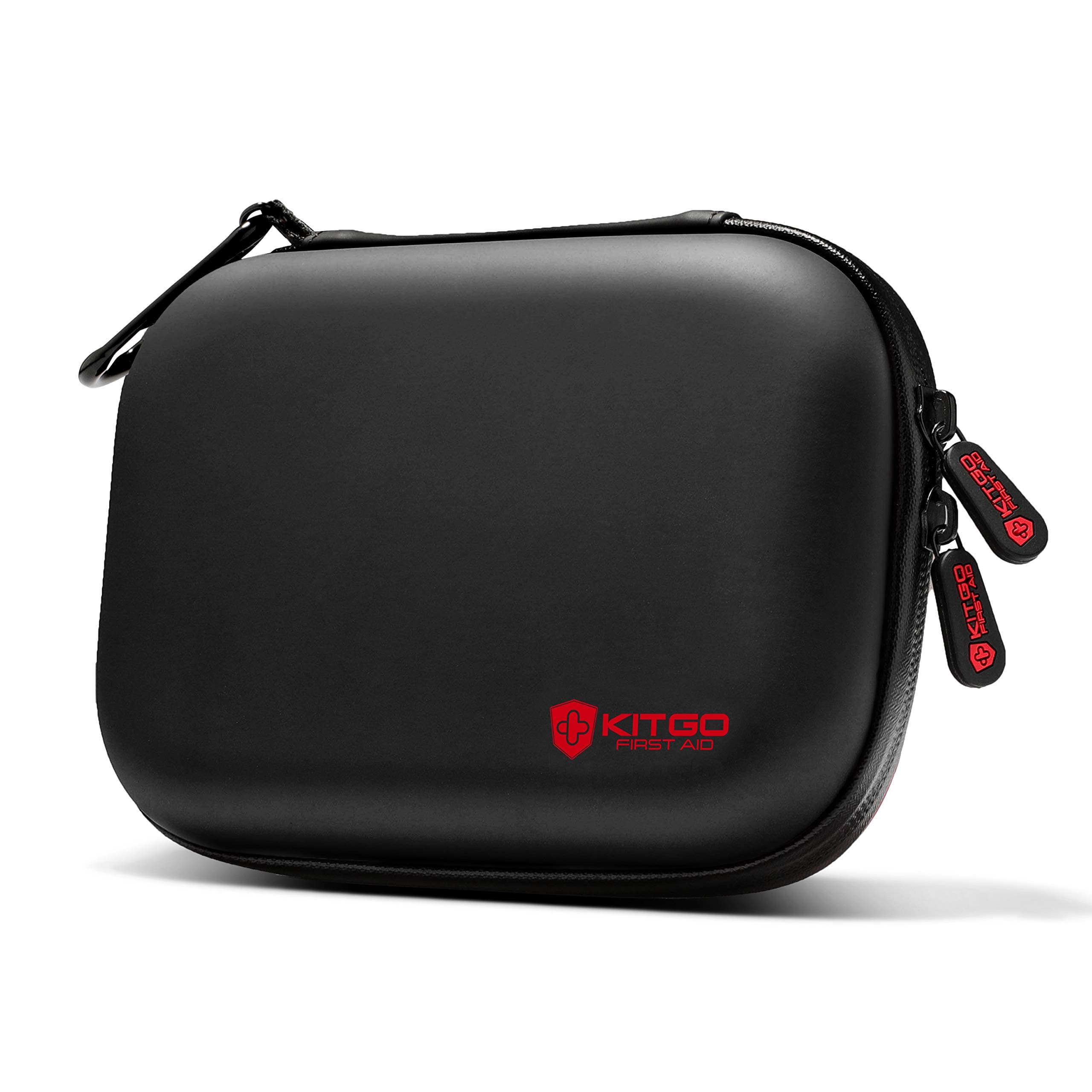 Kitgo Mini First Aid Kit 101 Pieces, 100% Water-Resistant Compact Hard Shell Case Perfect for Travel, Biking, Hiking, Camping, Car