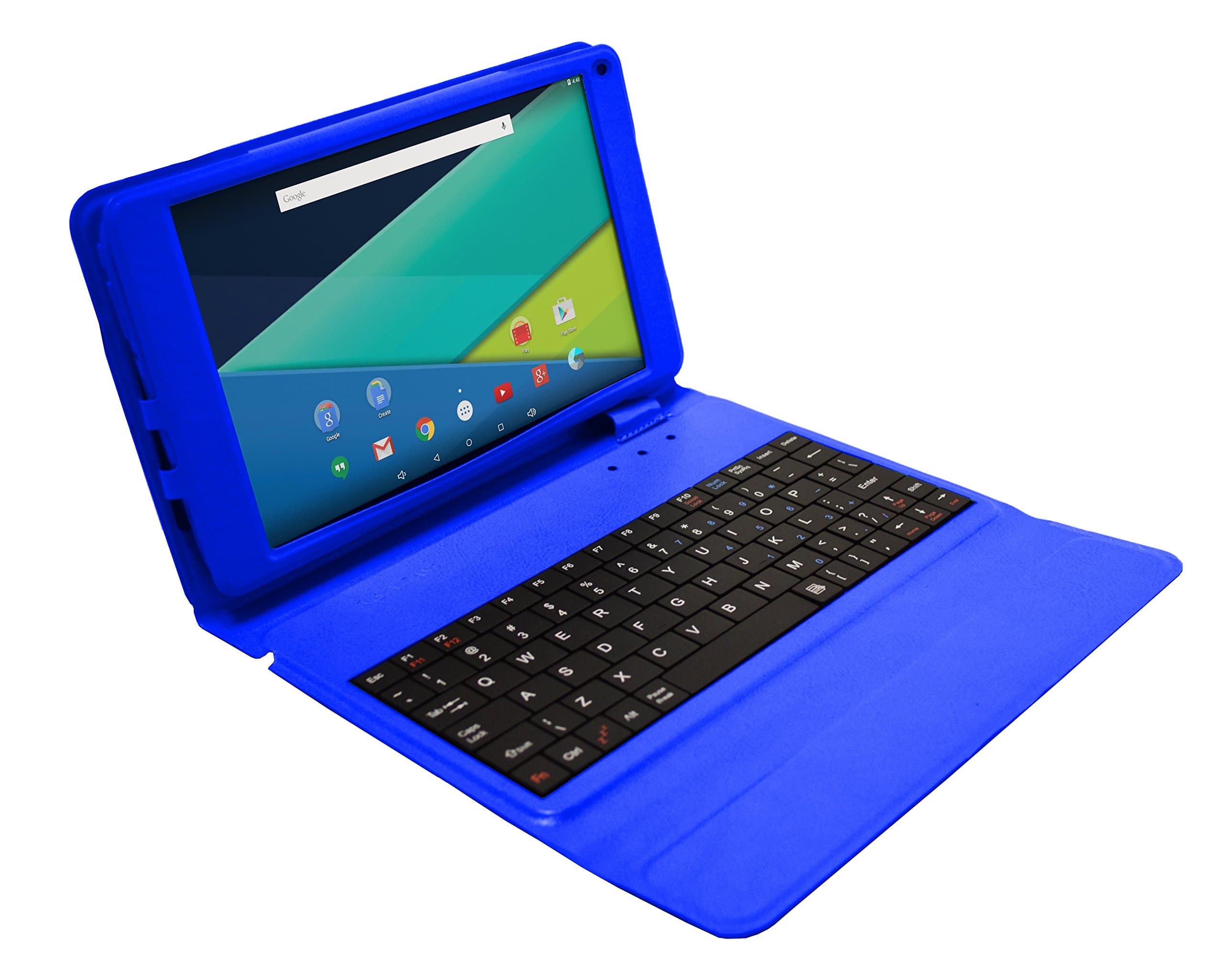 Prestige ELITE A9QL - 9-inch QuadCore 16GB Android 5.0 Lollipop Tablet with Keyboard Case included - Blue