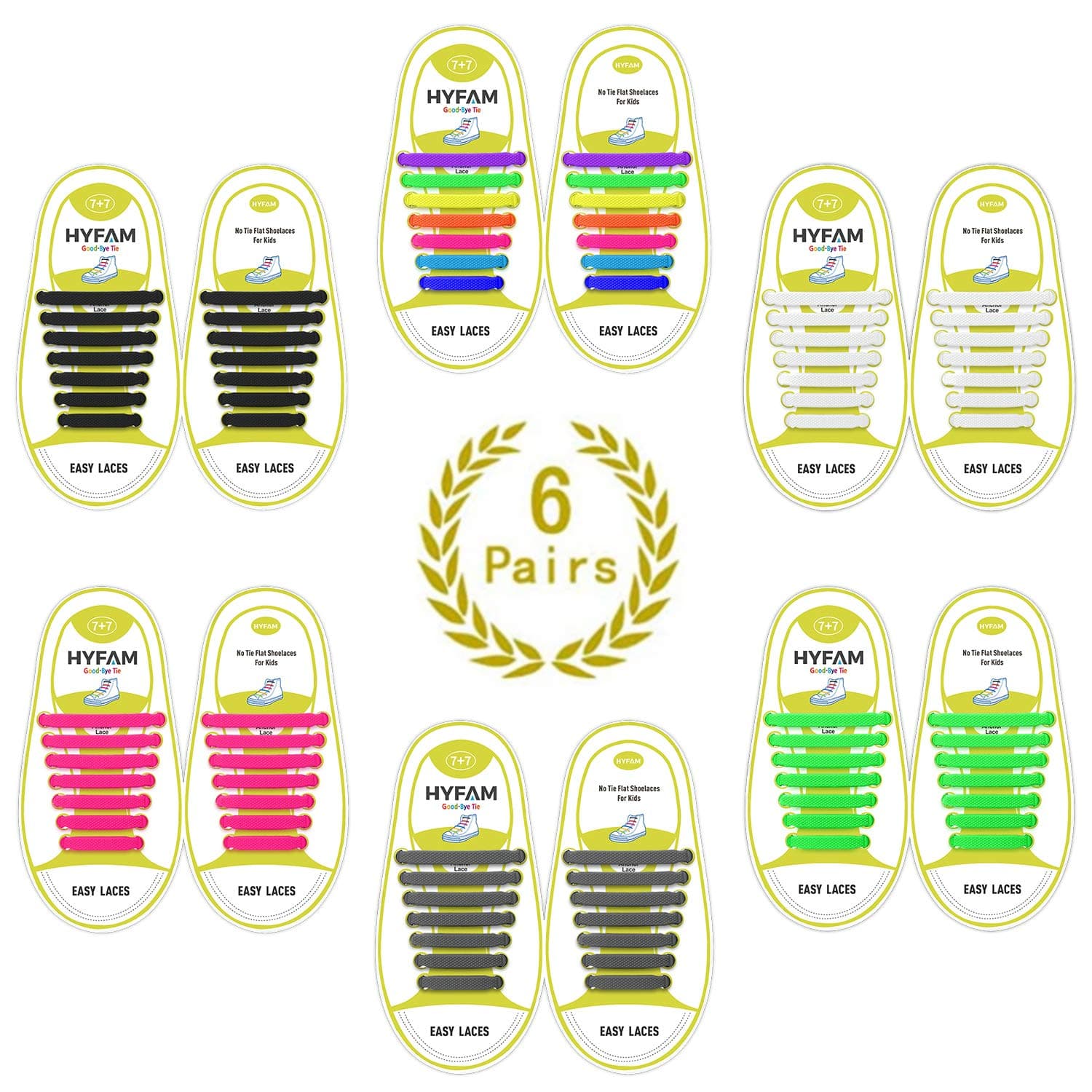 No Tie Shoelaces for Kids/Adults, Waterproof Elastic Silicone Tieless ShoeLaces for Sneakers Board Shoes Casual Shoes