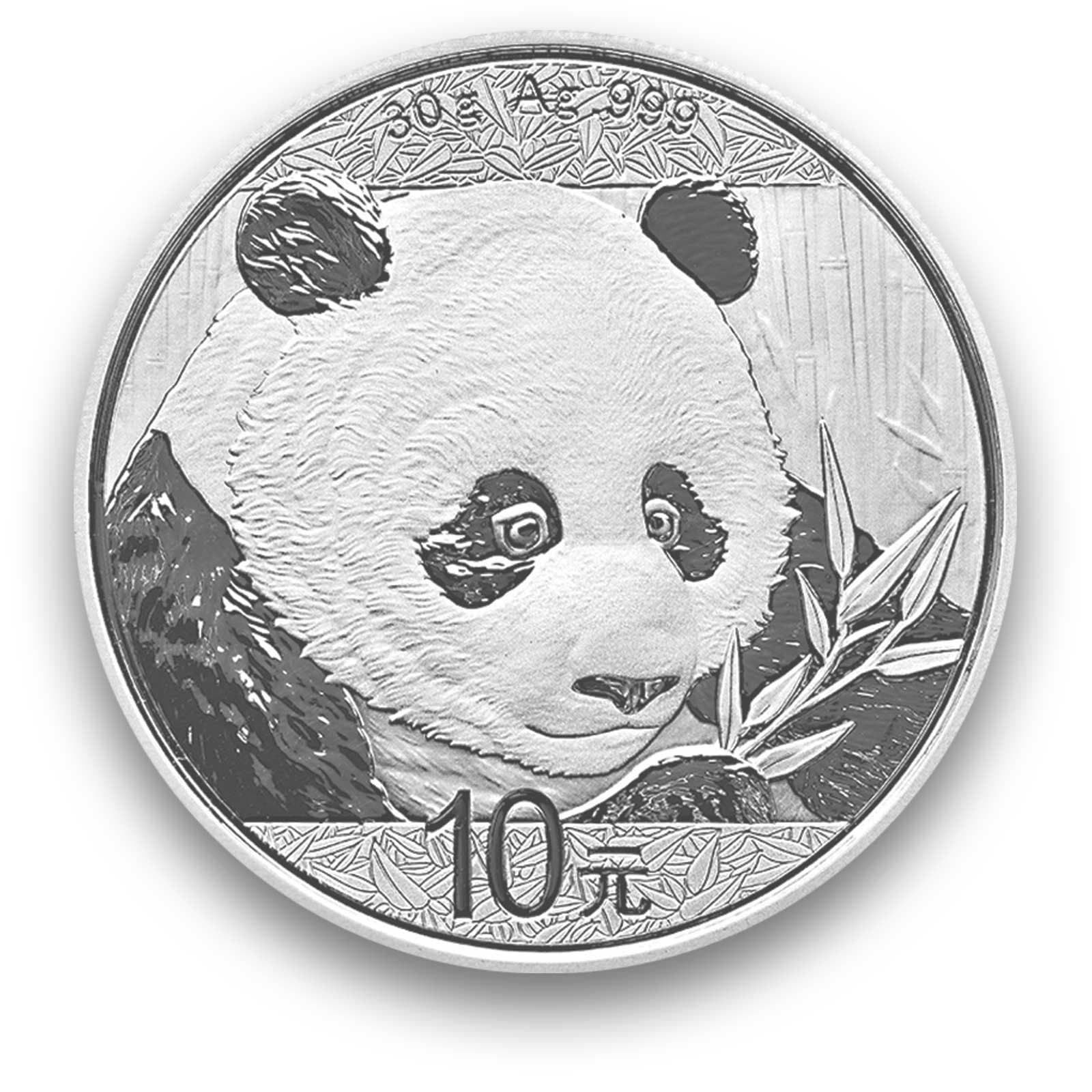 Silver Coin China Panda Vintage 2018 or 2017 Available – 30g 30g Fine Silver 999 – Individually cased, 4260578490078