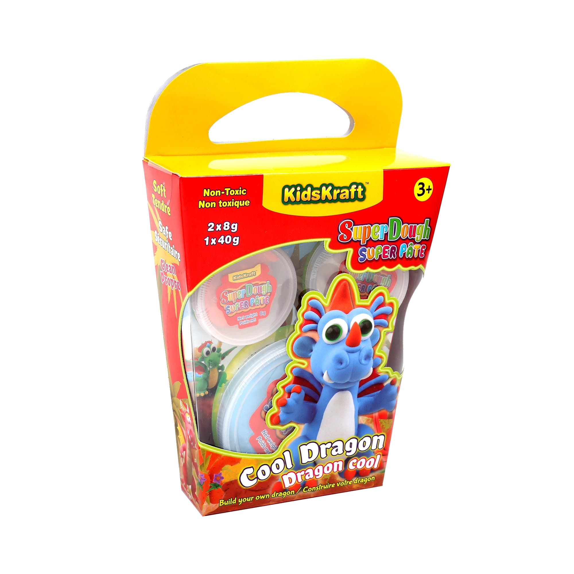 Time 4 Crafts Cool Dragon Super Dough, Blue, 5.5 x 8.5 x 2 inches