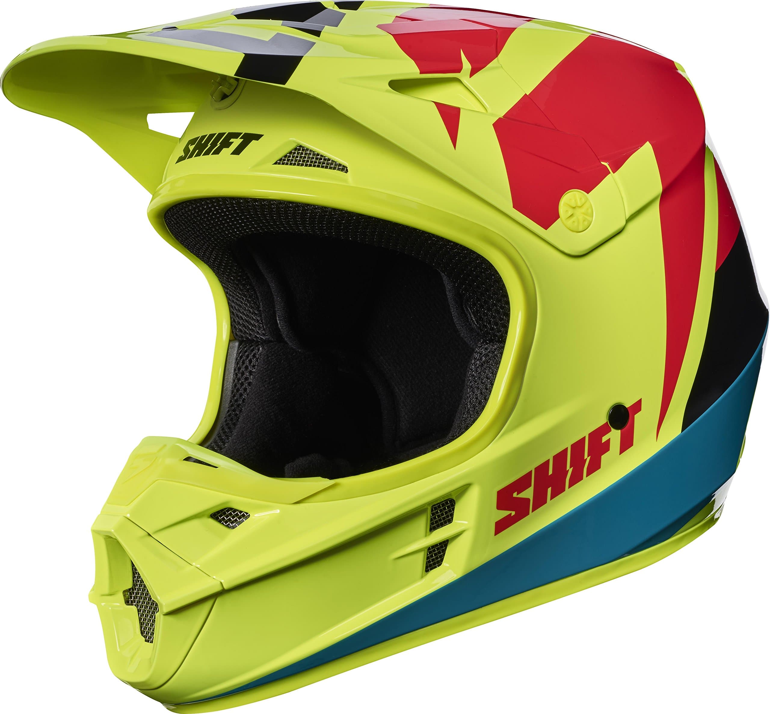 2017 Shift White Label Tarmac Helmet-Flo Yellow-M