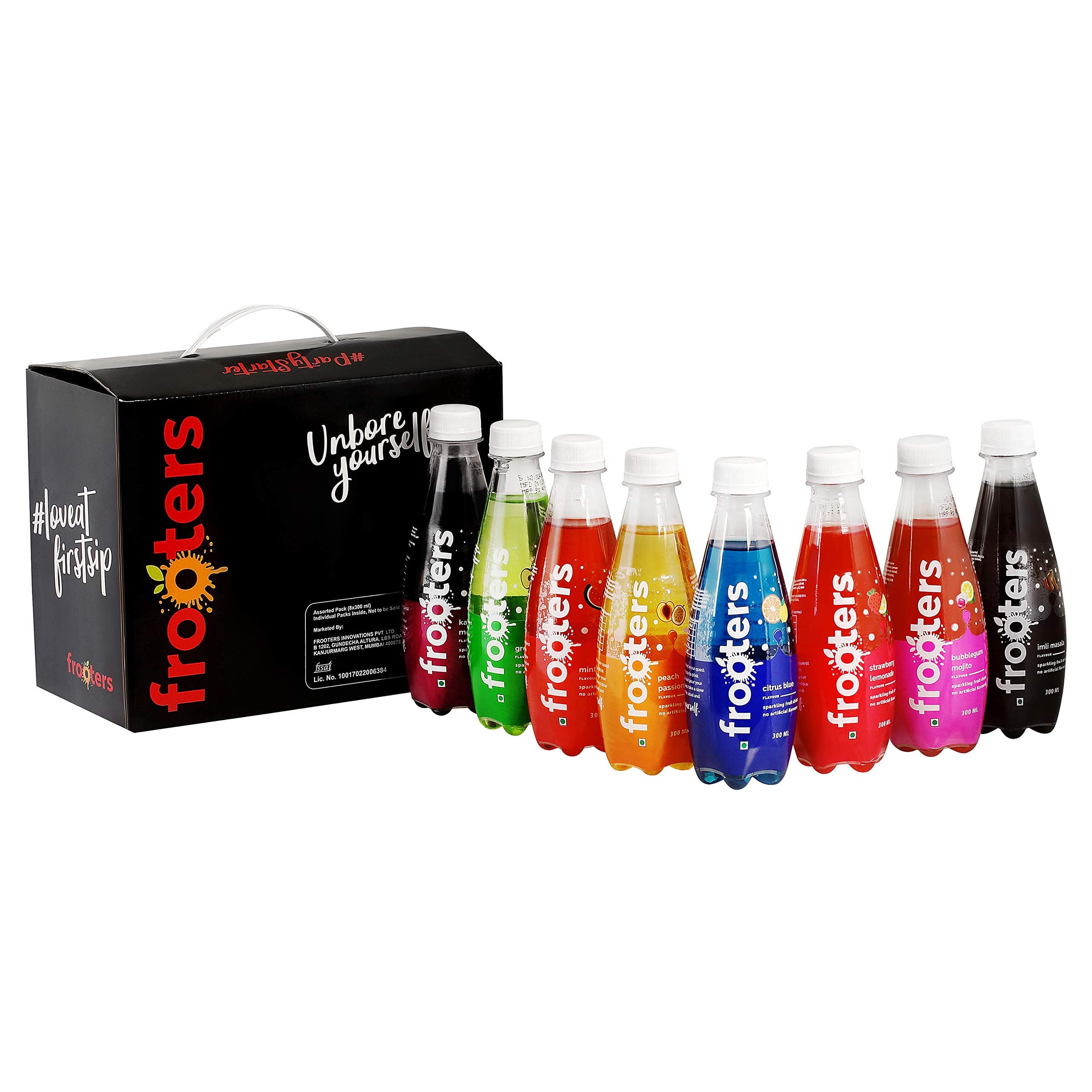 Frooters Assorted Box, 300 Ml (Pack of 8)
