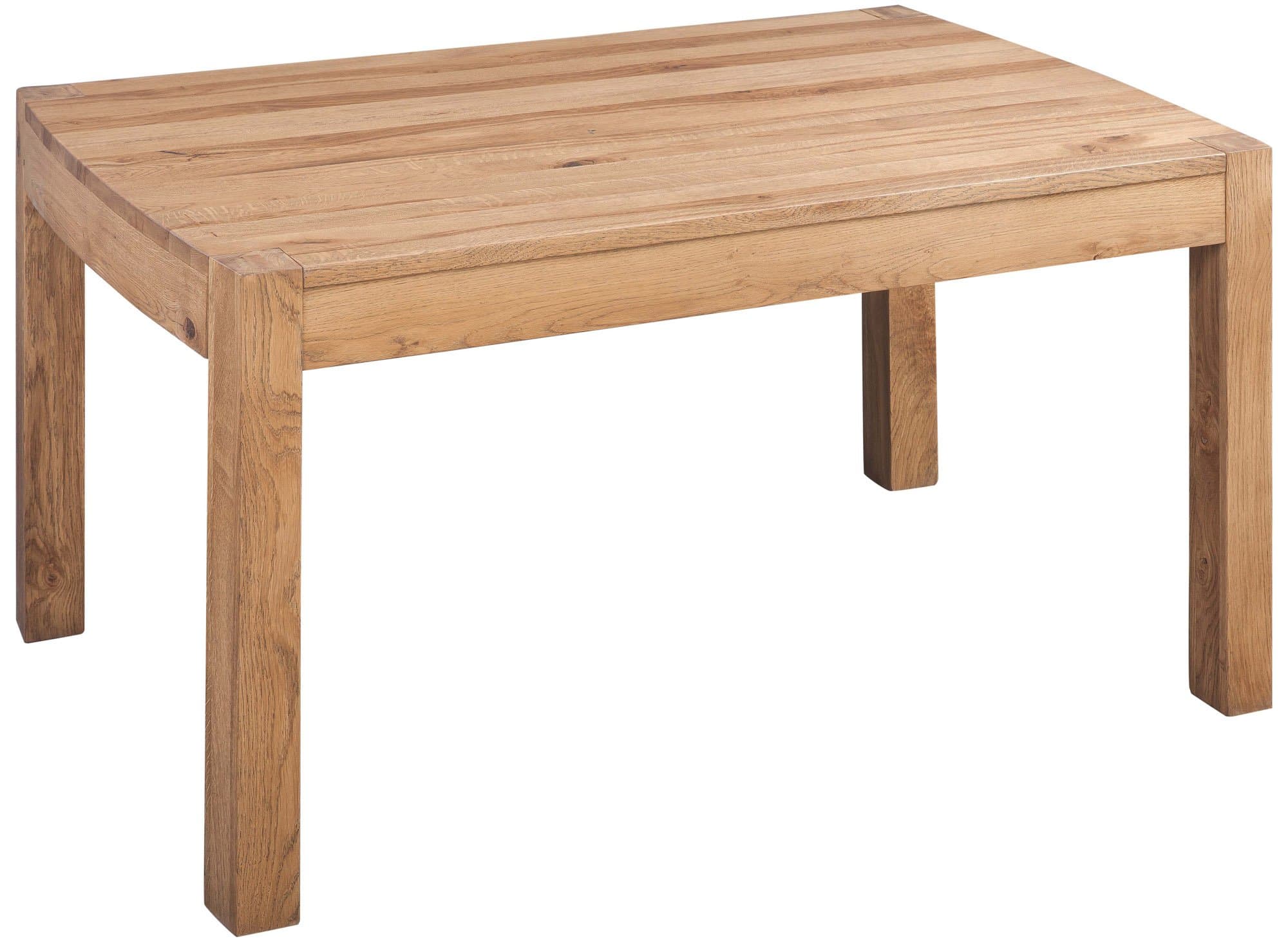 Coleford Distressed Oak Extending Dining room Table Seating for 8 People | Extendable Rectangular Wooden Dining Table Furniture 140cm/180cm