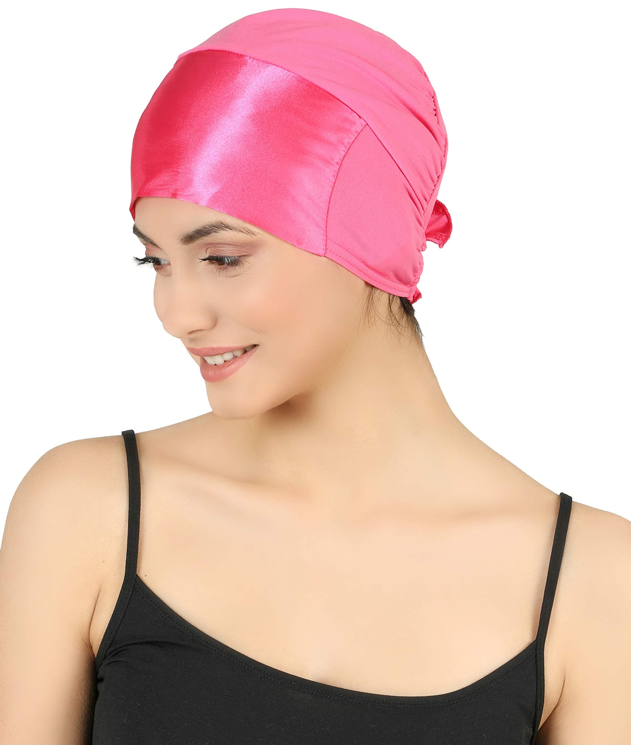 Essential Satin Front Tie Back Viscose Cap for Hair Loss | Chemo Caps