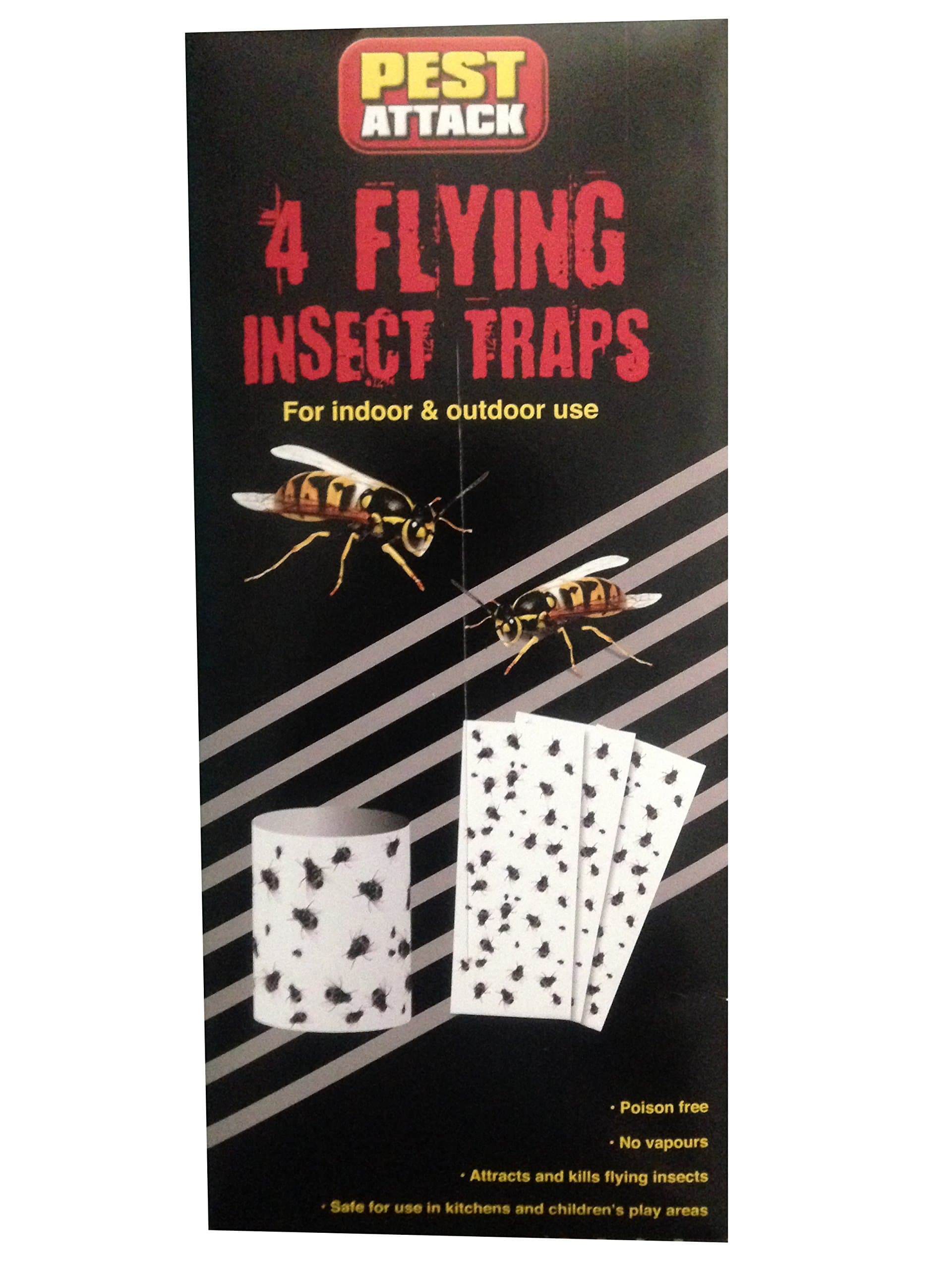 Flying Insect Traps (Pack of 4) For Aphid Insects Whitefly