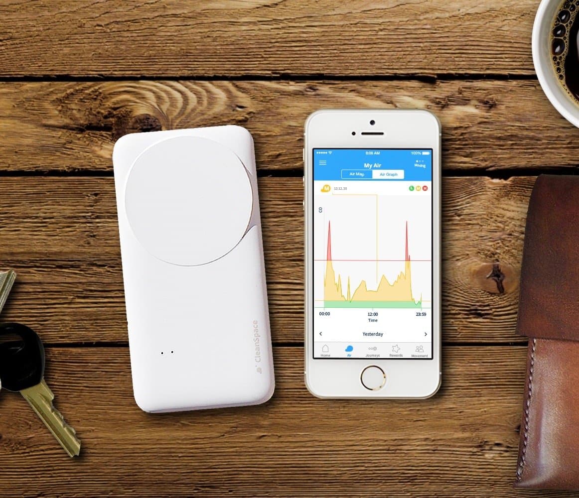 CleanSpace Tag: The Personal Air Pollution Smart Sensor
