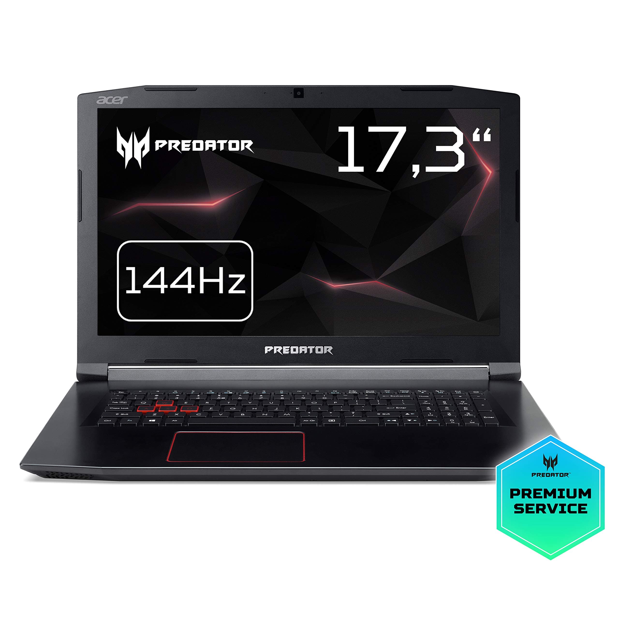 Acer Predator Helios 300 (PH317-52-76F7) Gaming Full-HD 144 Hz Intel Core i7-8750H 8GB DDR4 128GB SSD + 1000GB GTX 1060 Win10