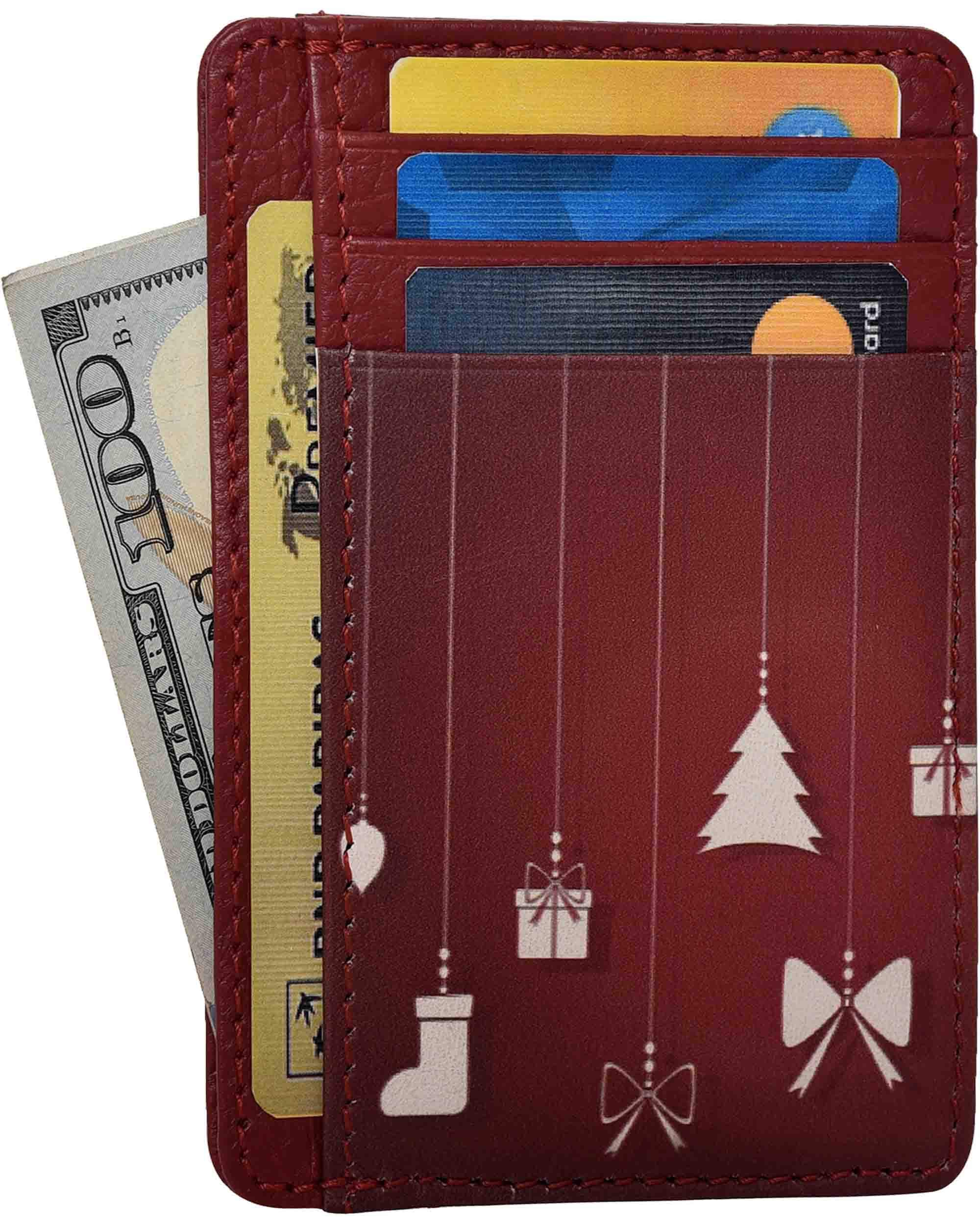 front pocket leather wallets for men and women