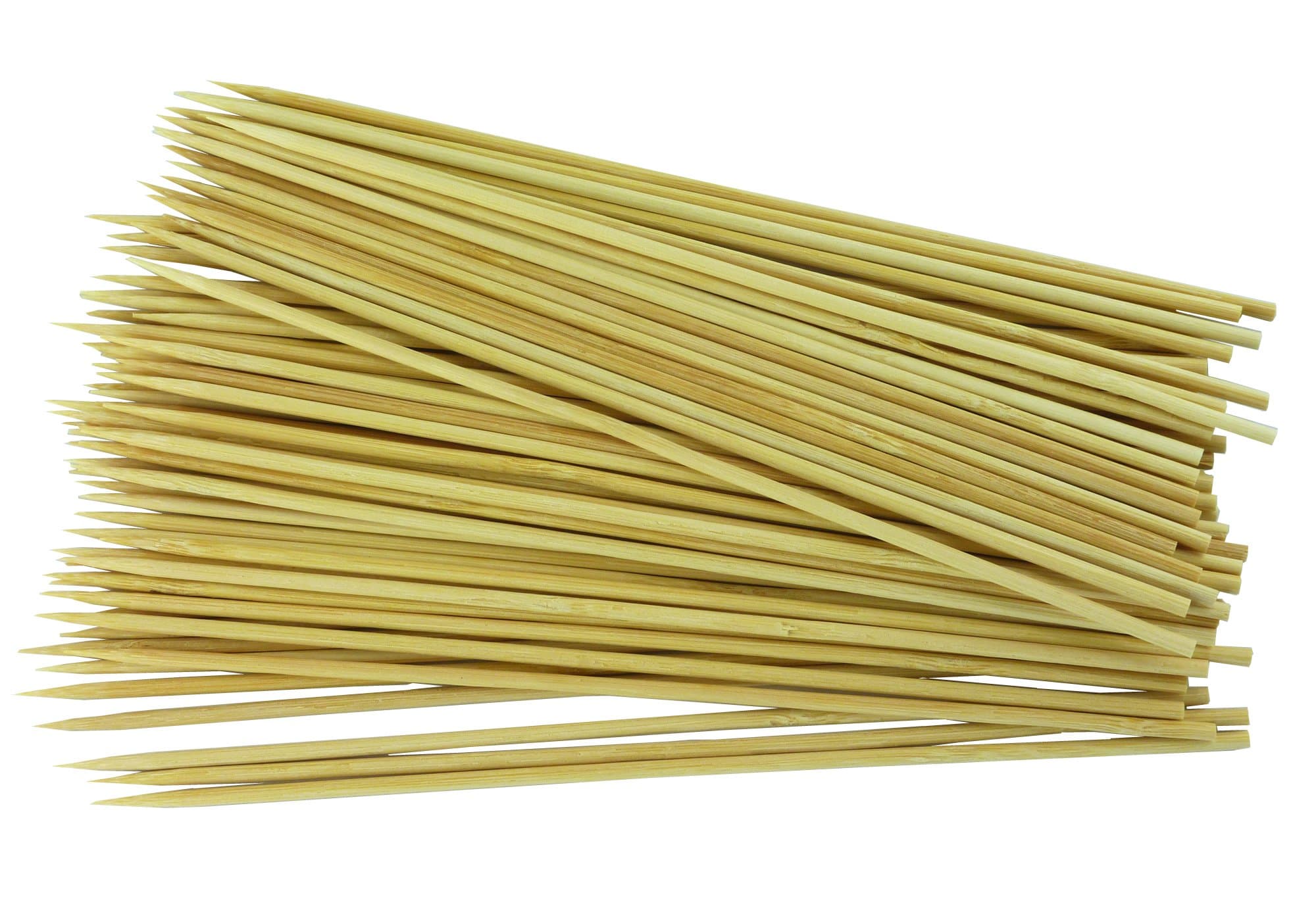 Minel 8” 300 pcs Natural Bamboo Skewers