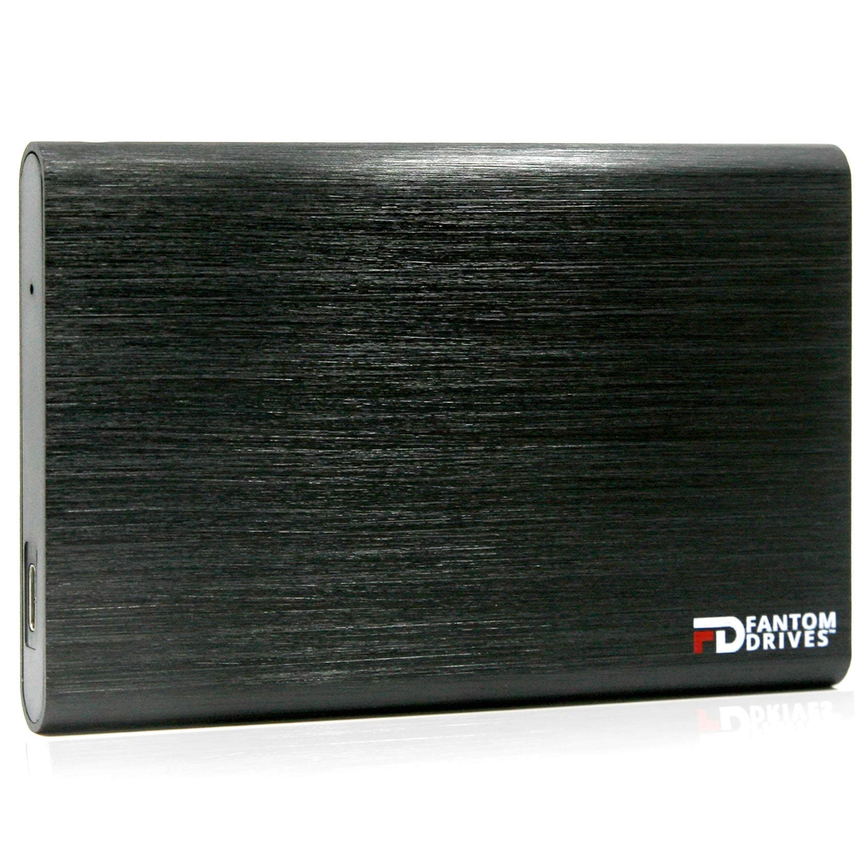 Fantom Drives 2TB Portable SSHD (Solid State Hybrid Drive) - USB 3.1 Gen 2 Type-C 10Gb/s - Black