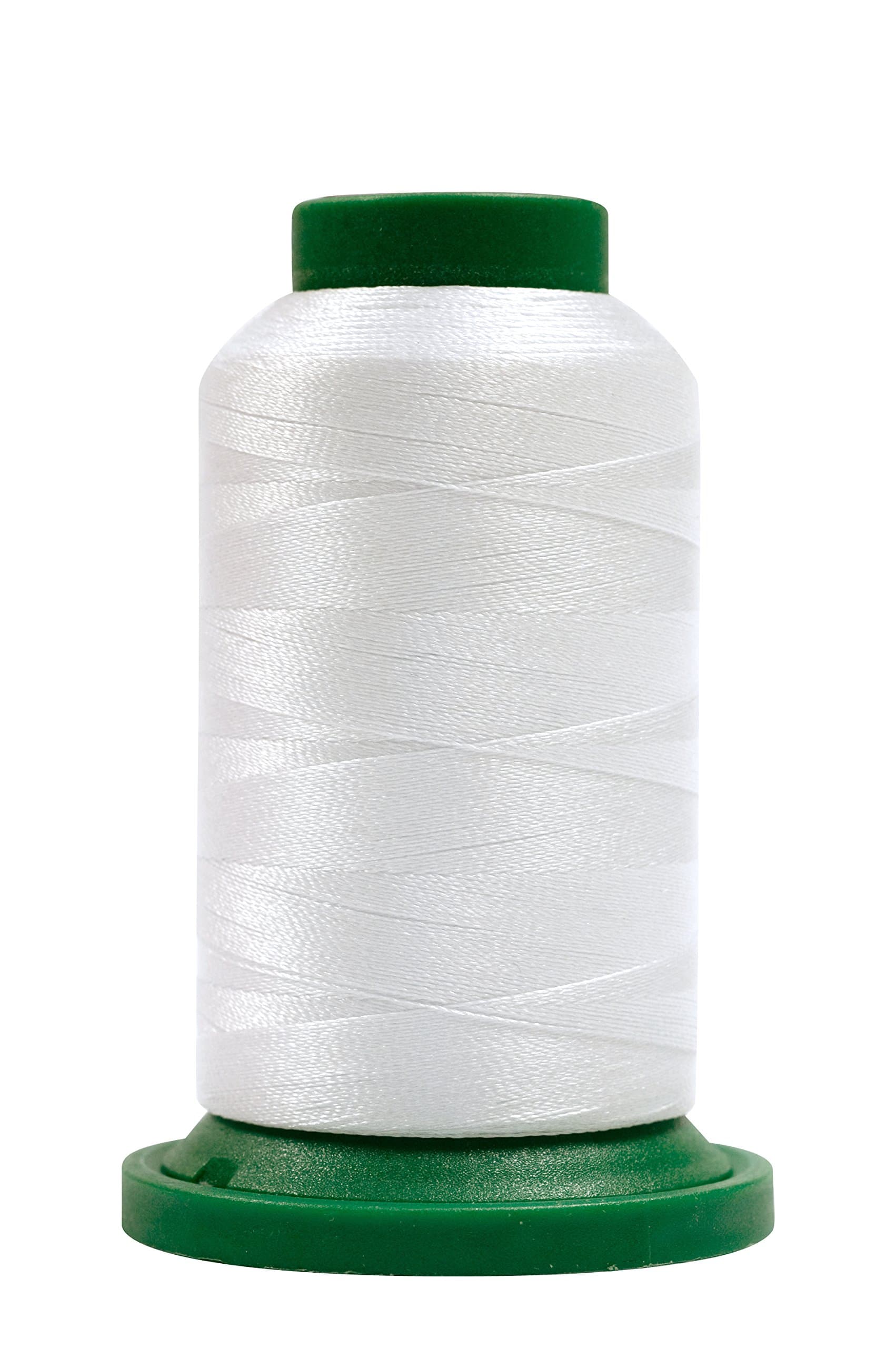 100% Polyester White (Brother Color 001) Embroidery Thread - 1100 Yards