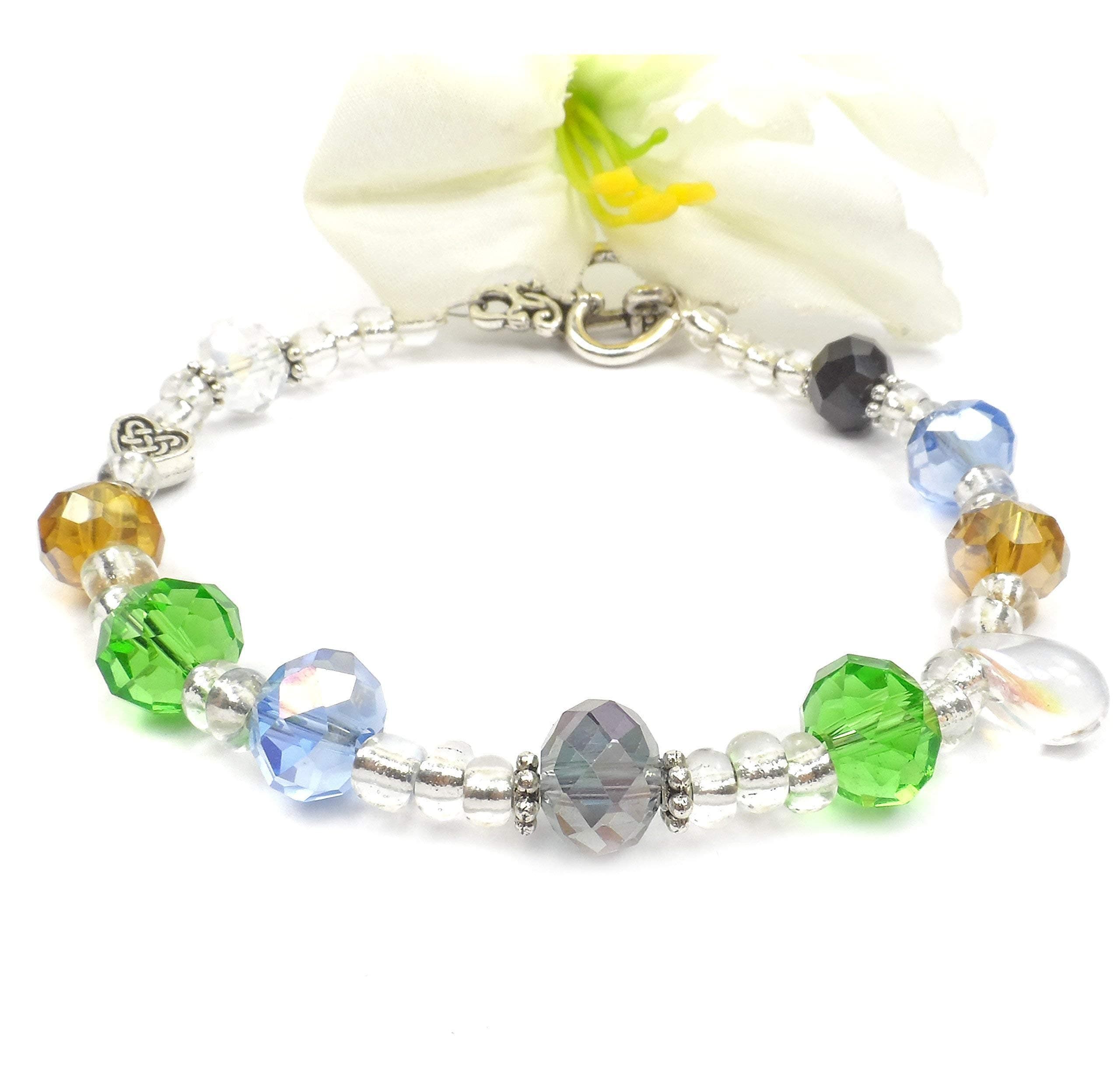May the Road Rise Up Irish Blessing Bracelet