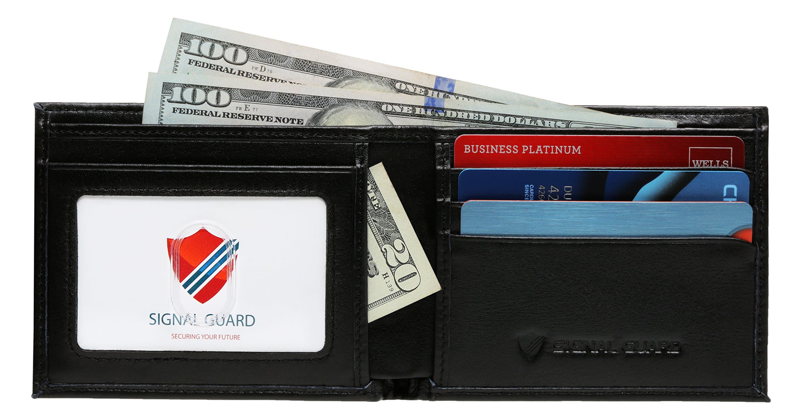 Slim RFID Wallet For Men - Stop Identity Theft, Excellent Credit Card Protector. Made From 100% Pure Leather Tested to Last A Lifetime.