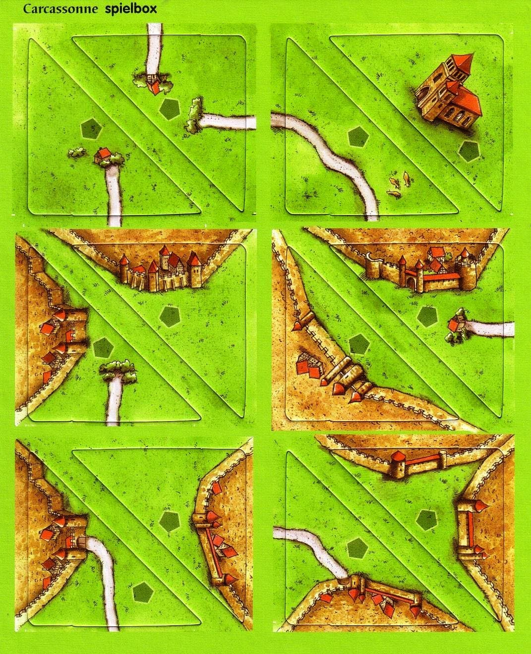 Carcassonne: Half & Half - Halb so Wild I Mini-Expansion