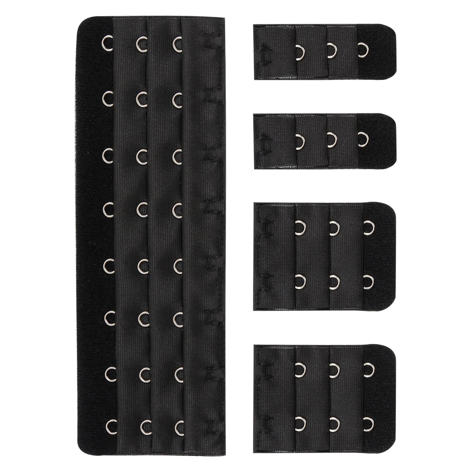 Closecret Women’s 3 Rows 3/4 inch Long-line Bra Corset Back Extender 8-14 Hooks