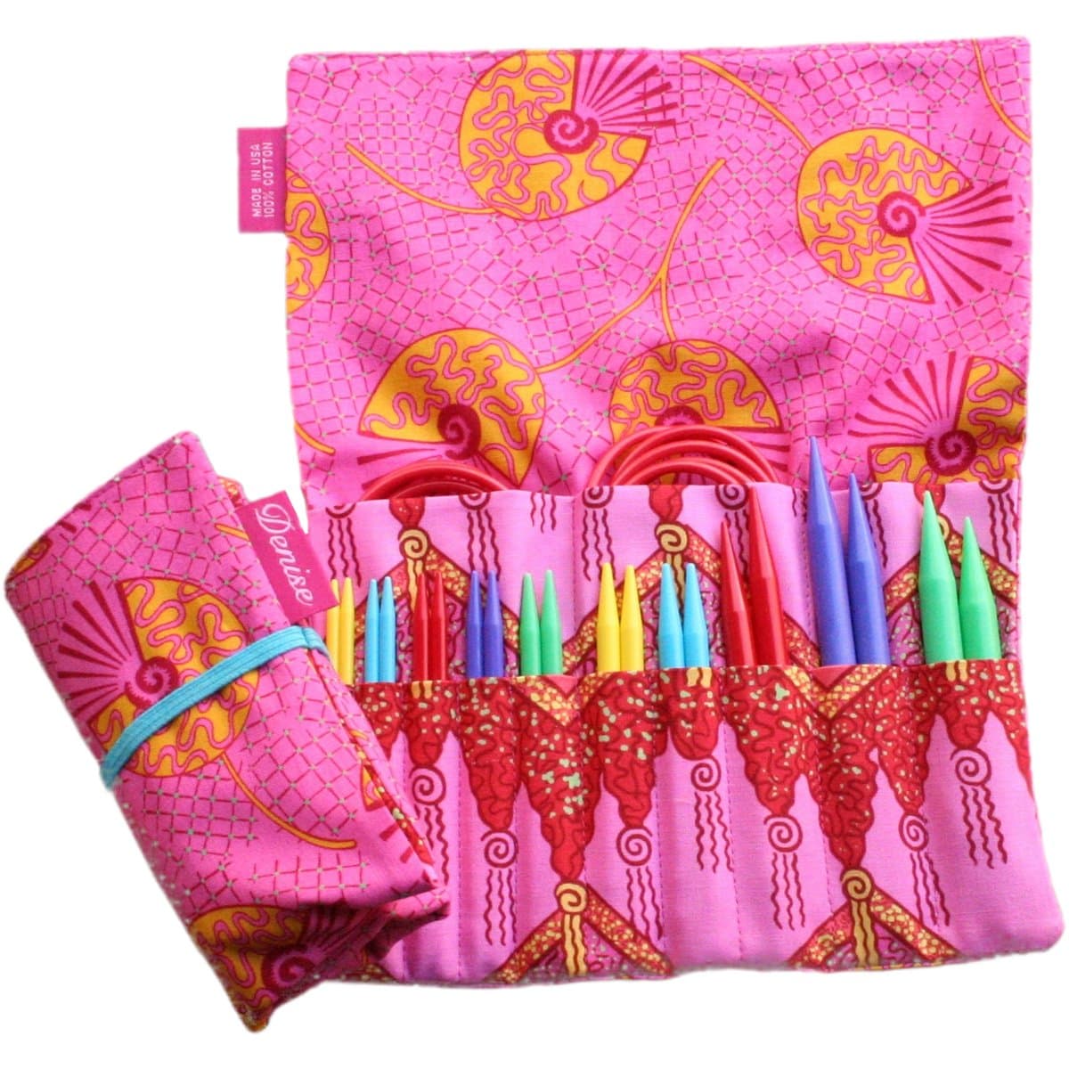 Denise Interchangeables Knit for a Cure Knitting Needle Kit, Bright Pink