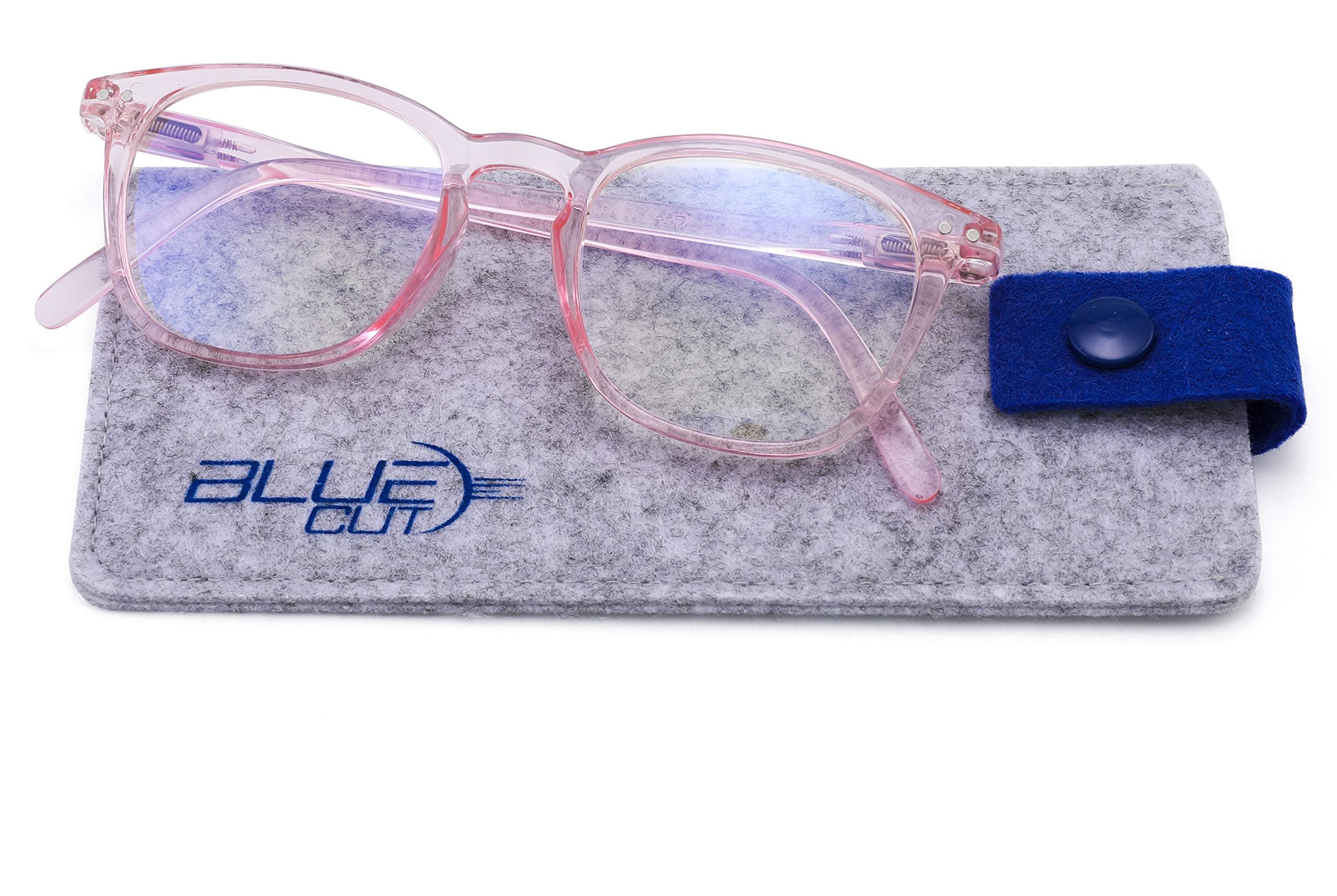 Blue Light Blocking Round Glasses – Anti-Fatigue Computer Glasses Prevent Headaches Gamer Glasses