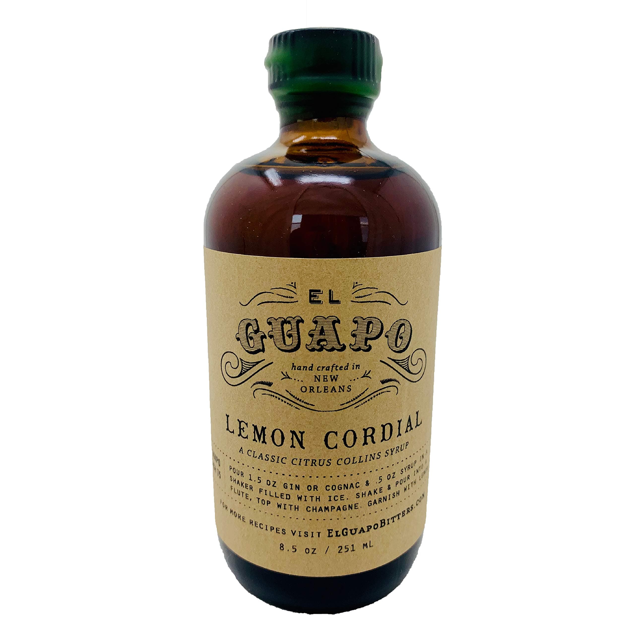 El Guapo Lemon Cordial (8.5oz)