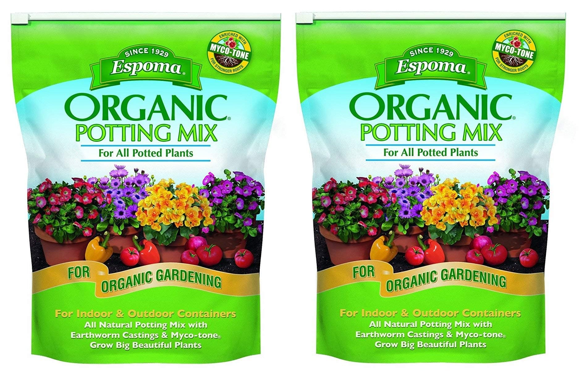 Espoma AP8 8-Quart Organic Potting Mix (2 Pack - 8 Quart) …