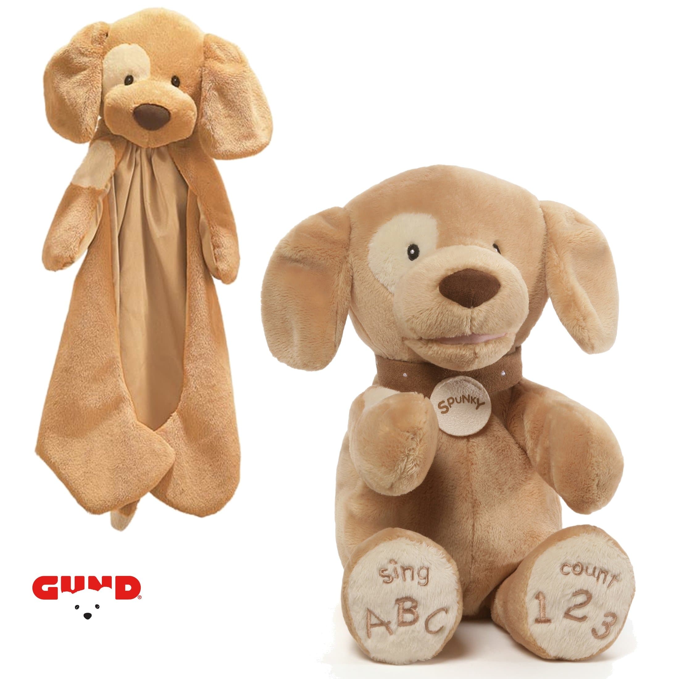 Gund Spunky ABC 123 and Huggybuddy bundle