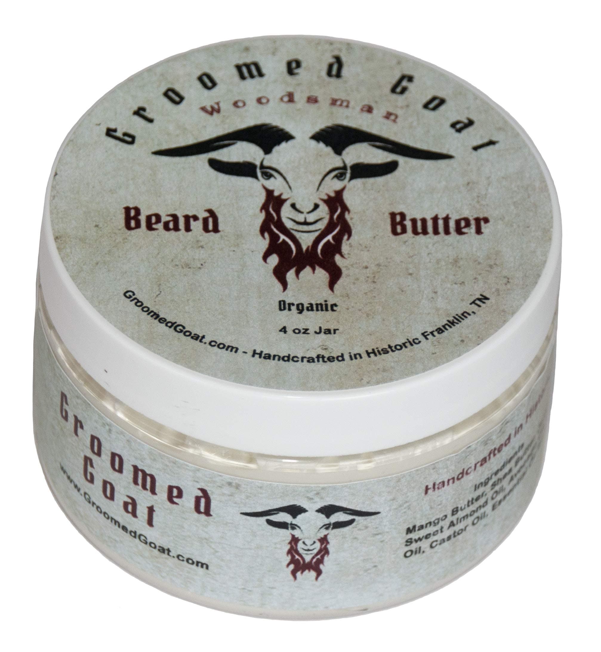 GROOMED GOAT - Woodsman Beard Butter, 4 oz.