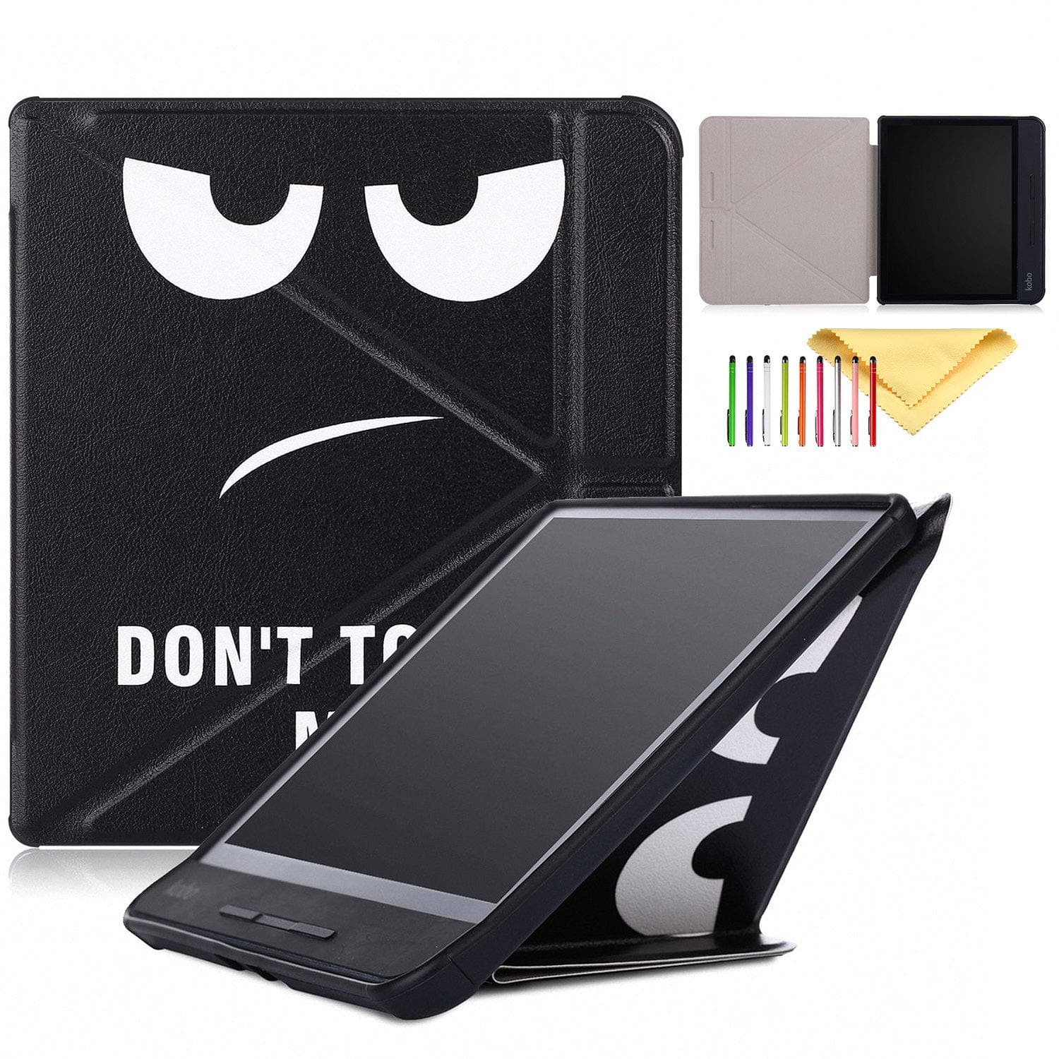 Case for Kobo Forma 8 inches Released 2018, Cookk Lightweight Smart Trifold Stand Protective Smart Cover, with Auto Sleep/Wake, Don't Touch