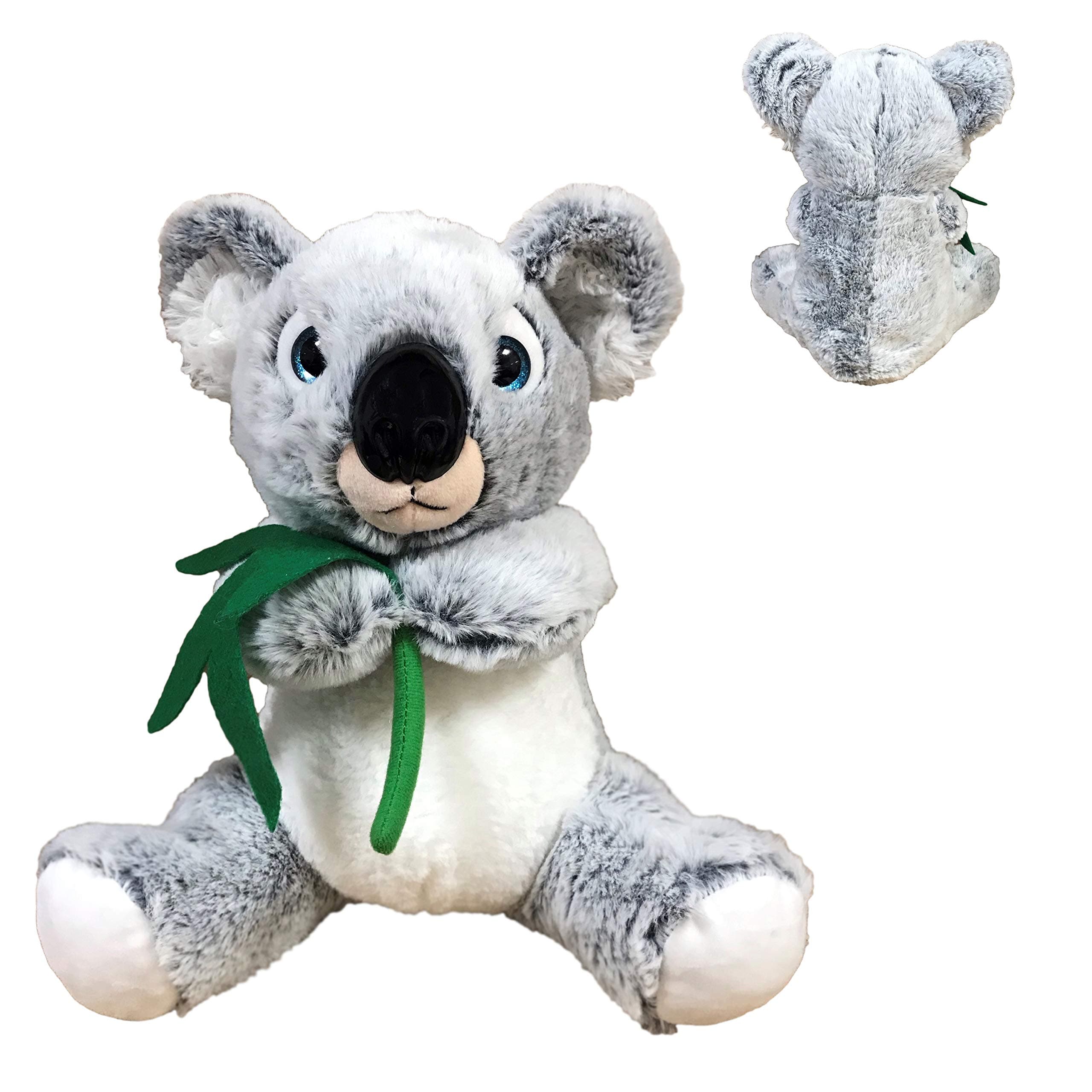 BARRADO - Plush Koala light grey - Quality super soft (Blue eyes, 7'5"/19cm)